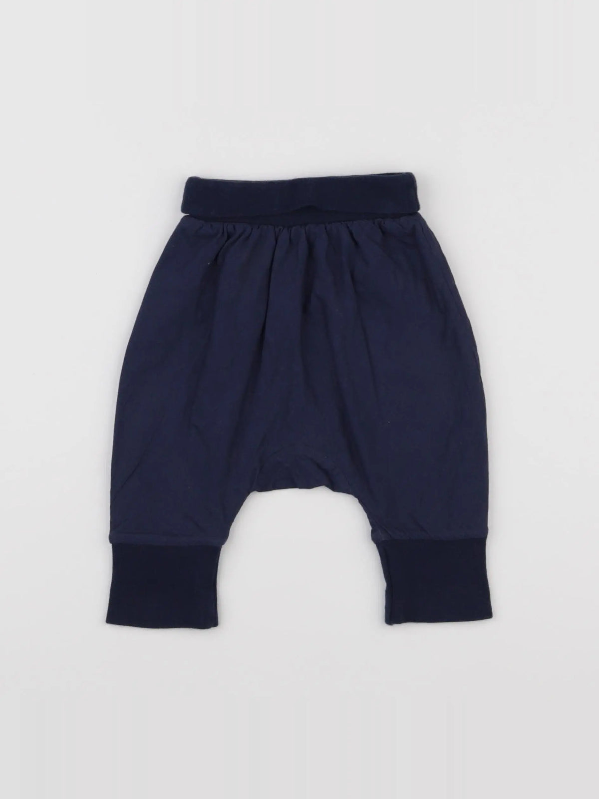 Boutchou - sarouel doublé bleu - 3 mois