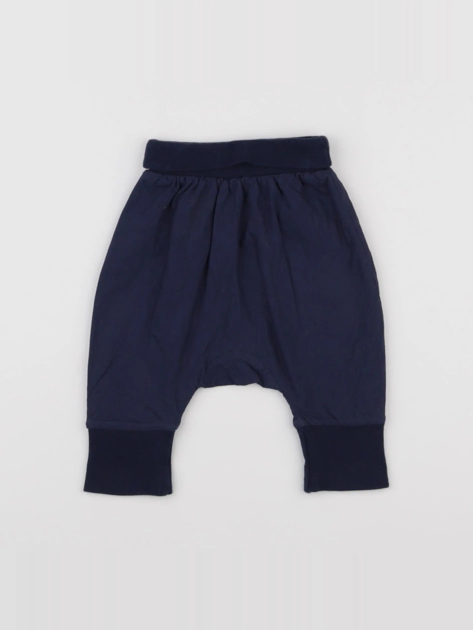 Boutchou - sarouel doublé bleu - 3 mois