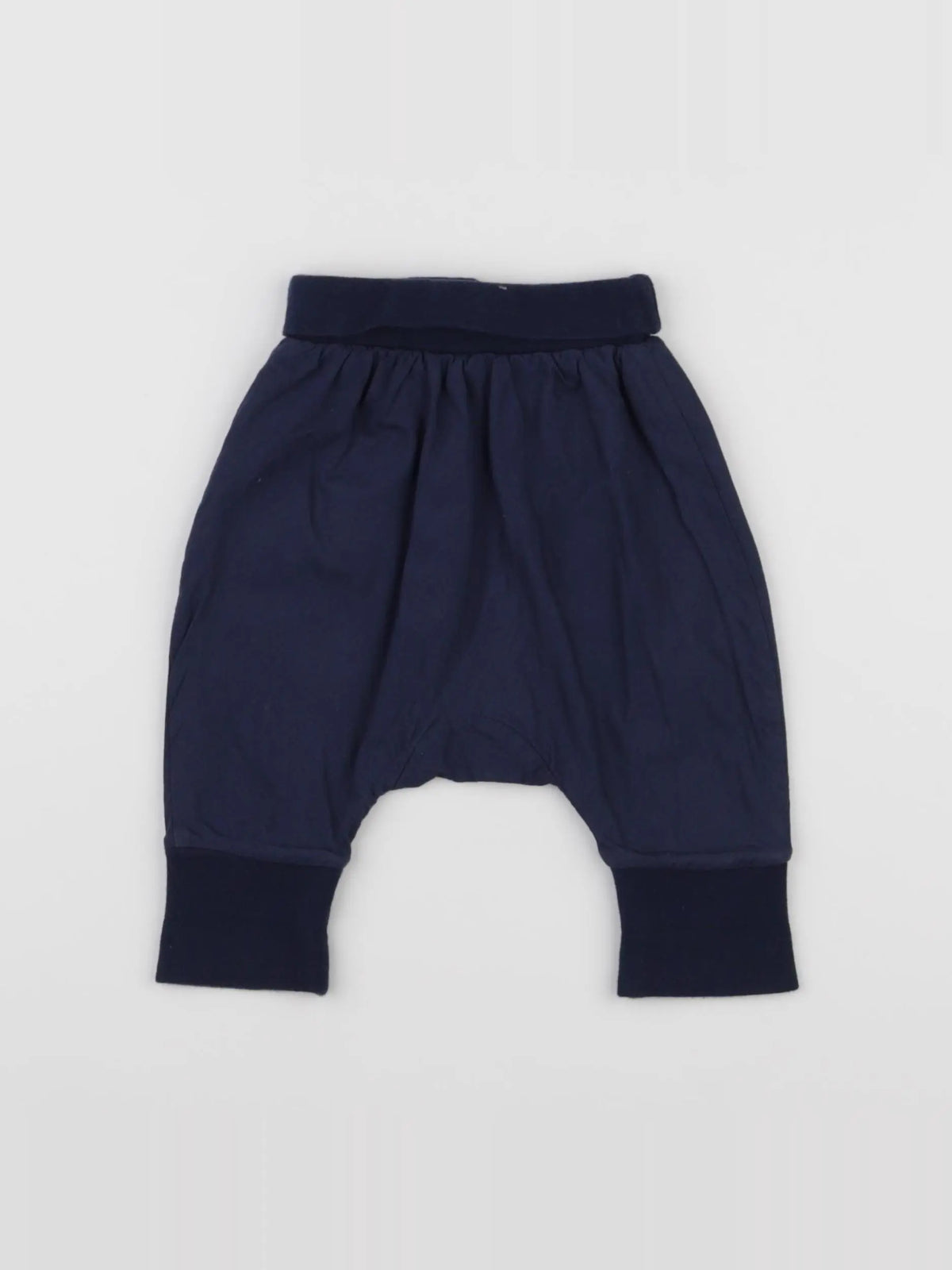 Boutchou - sarouel doublé bleu - 3 mois