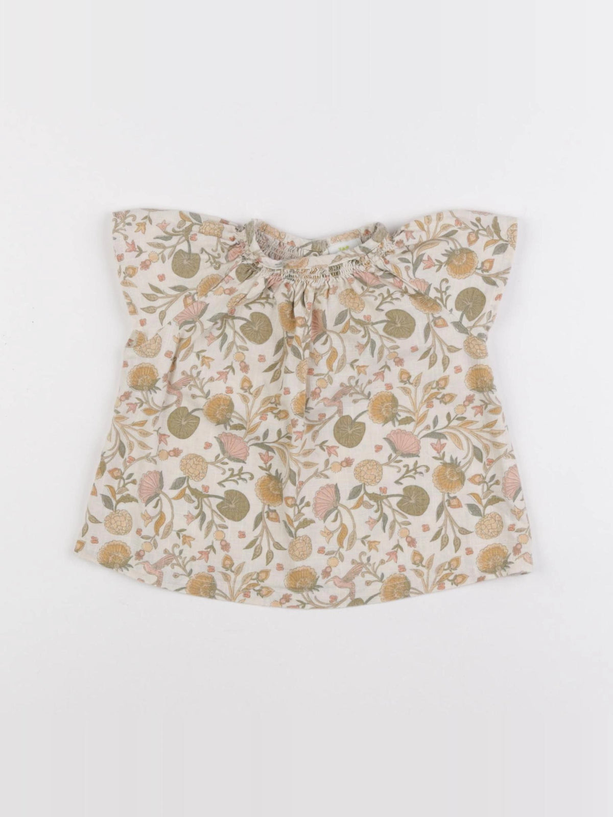 Tape à l'oeil - blouse vert - 12 mois