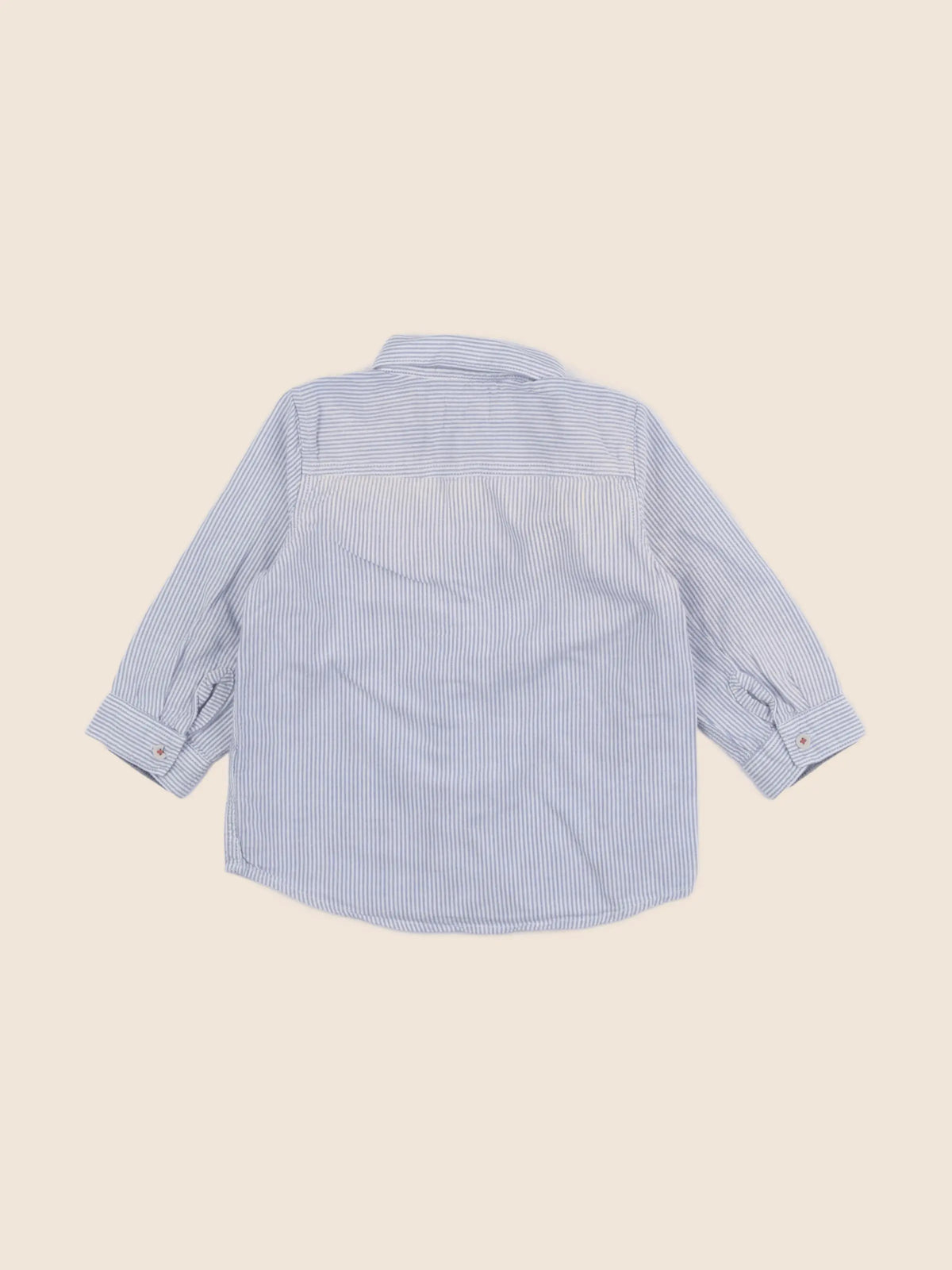 H&M - chemise bleu - 12/18 mois