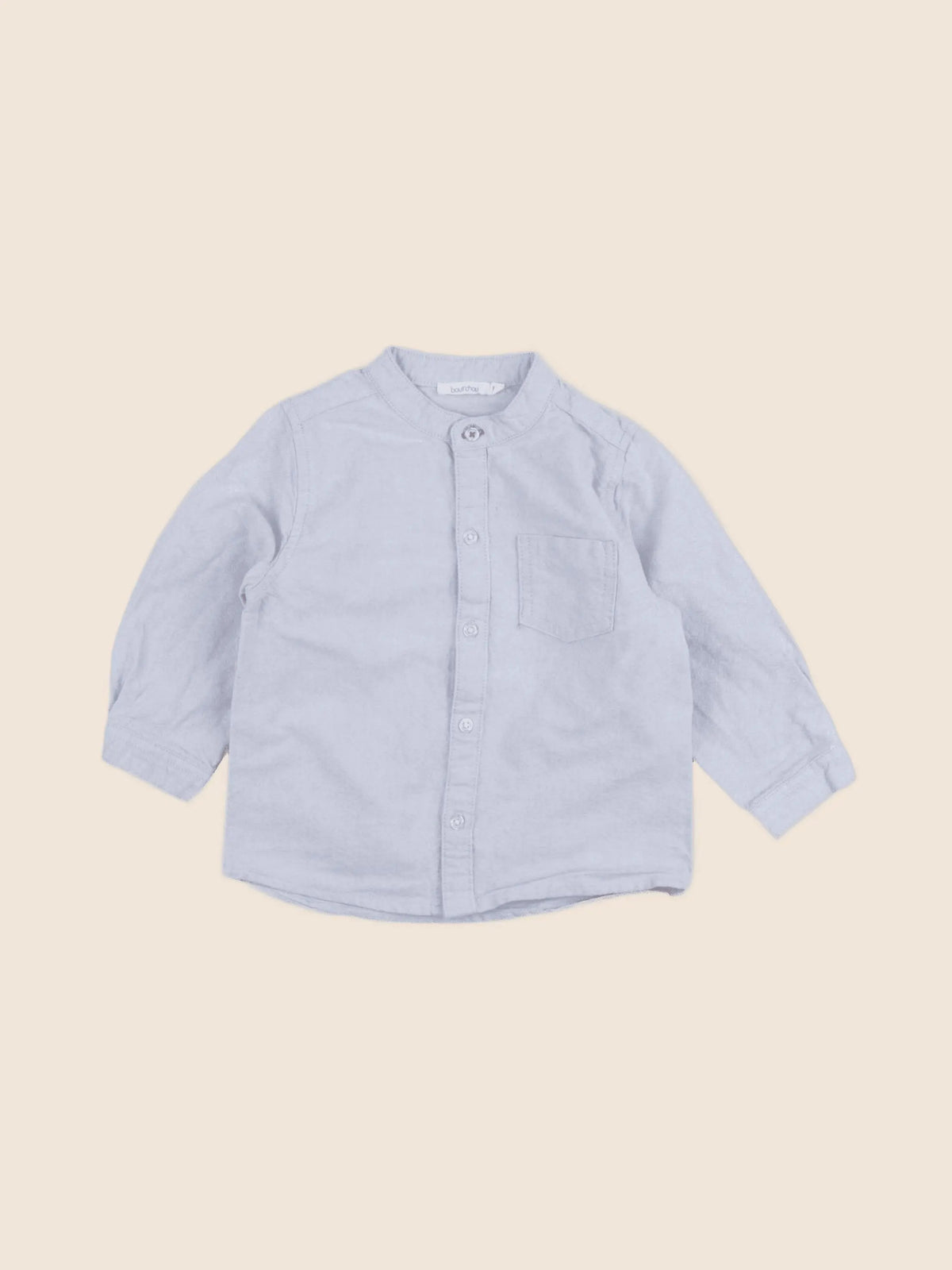 Boutchou - chemise bleu - 18 mois