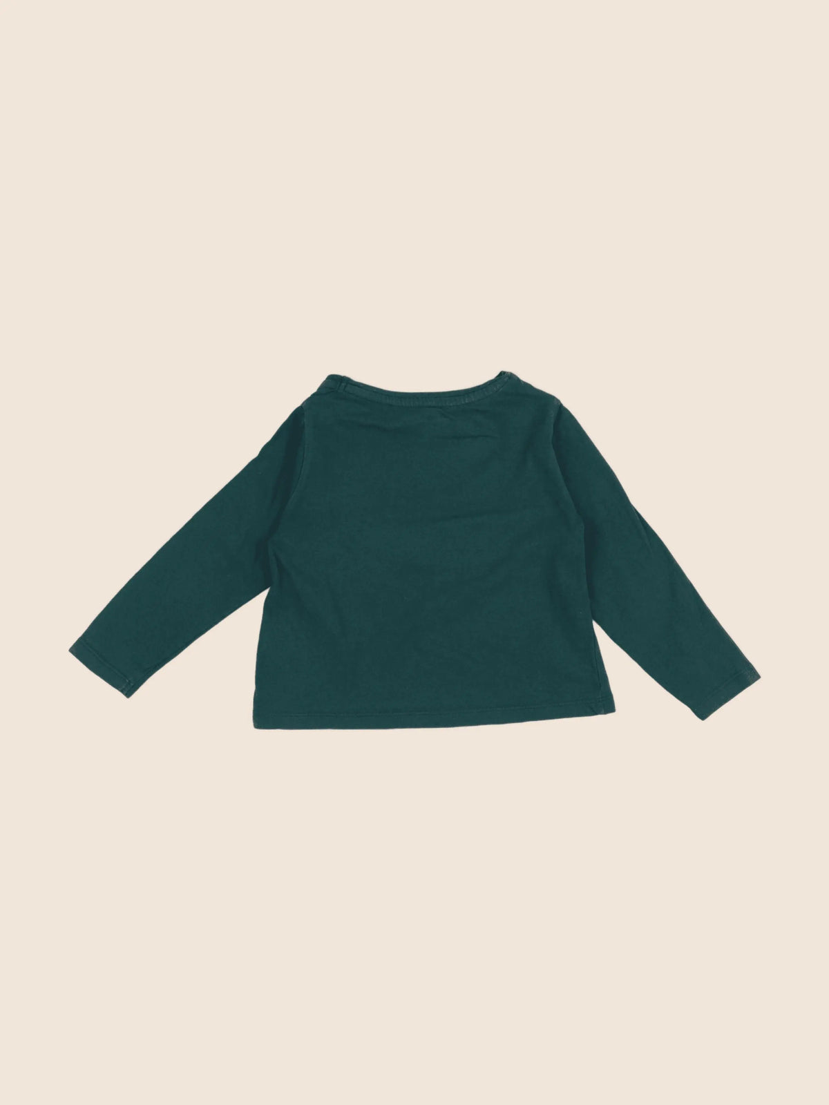 Vertbaudet - tee-shirt vert - 2 ans