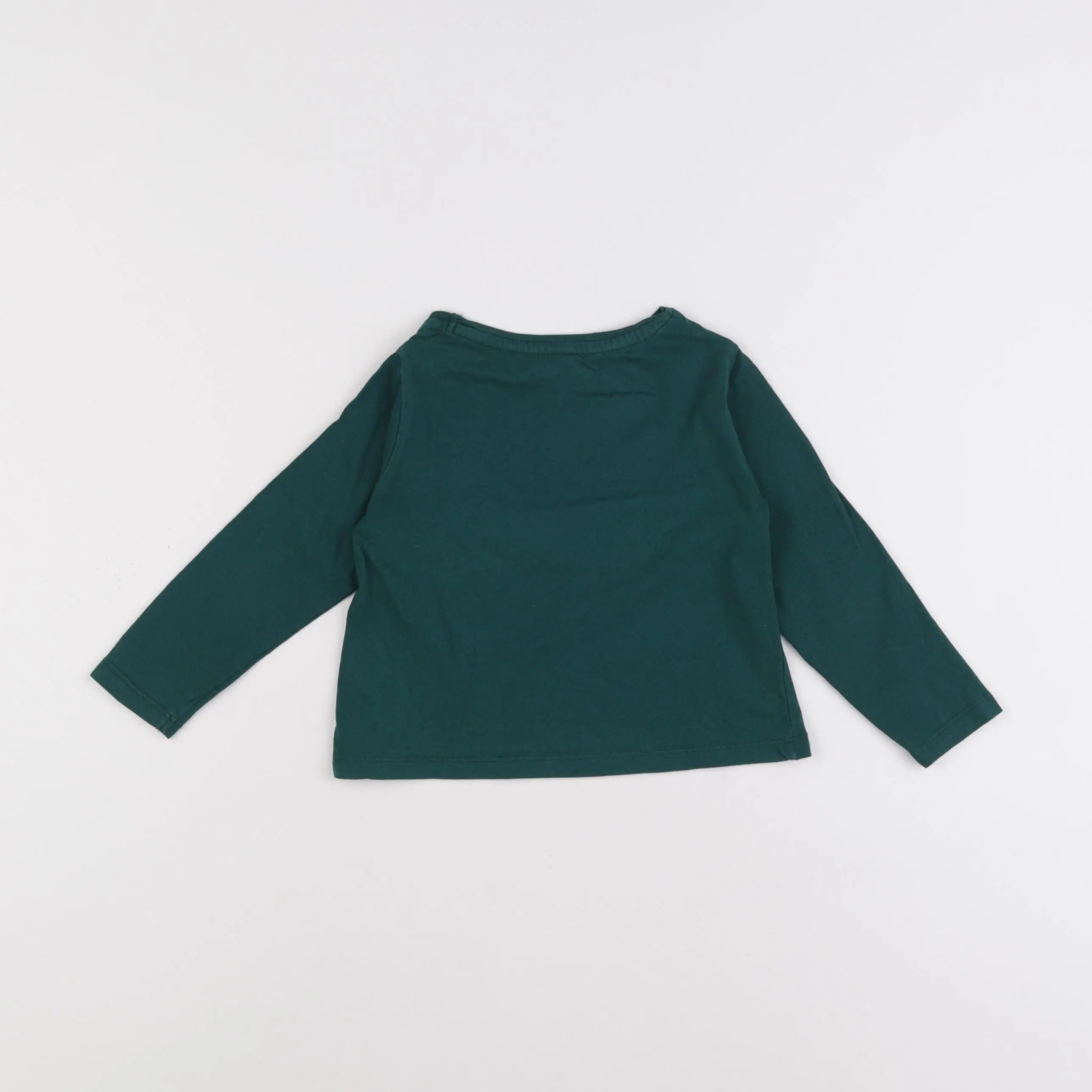 Vertbaudet - tee-shirt vert - 2 ans