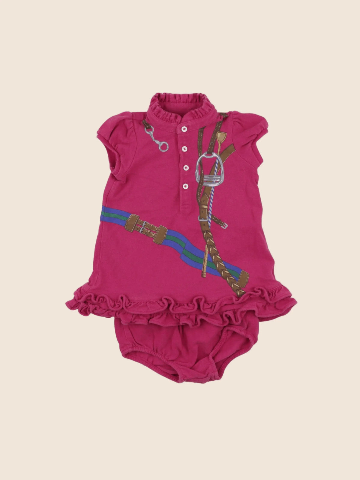Ralph Lauren - robe rose - 9 mois