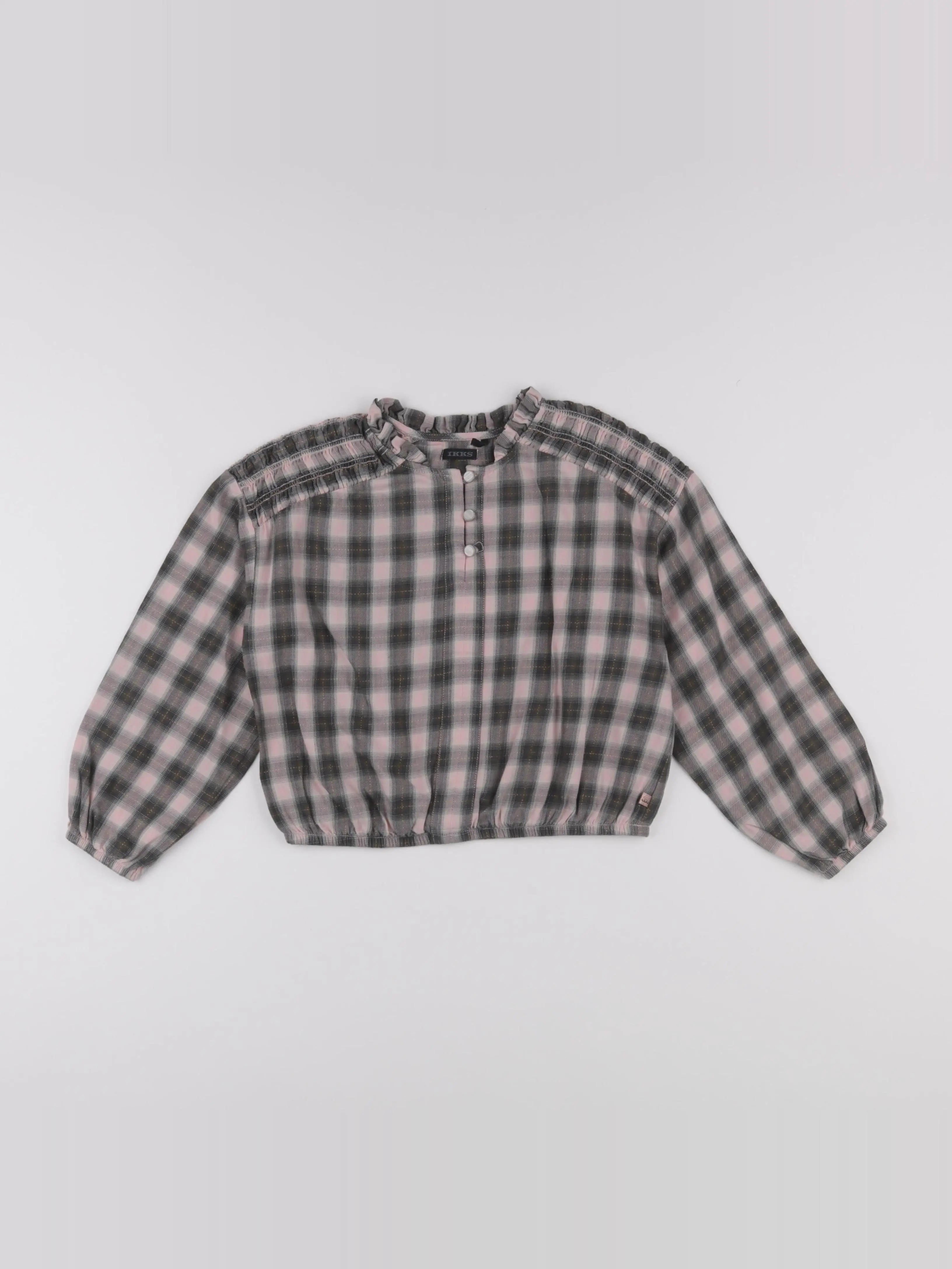 IKKS - blouse rose - 8 ans