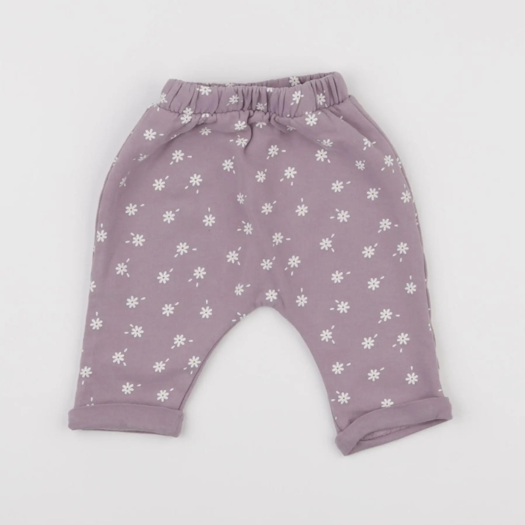 Vertbaudet - pantalon violet - 3 mois