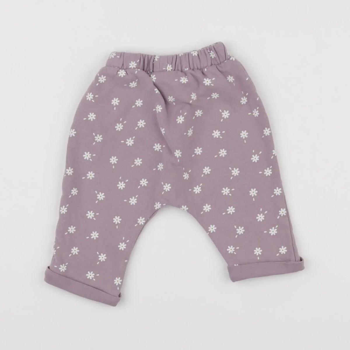 Vertbaudet - pantalon violet - 3 mois