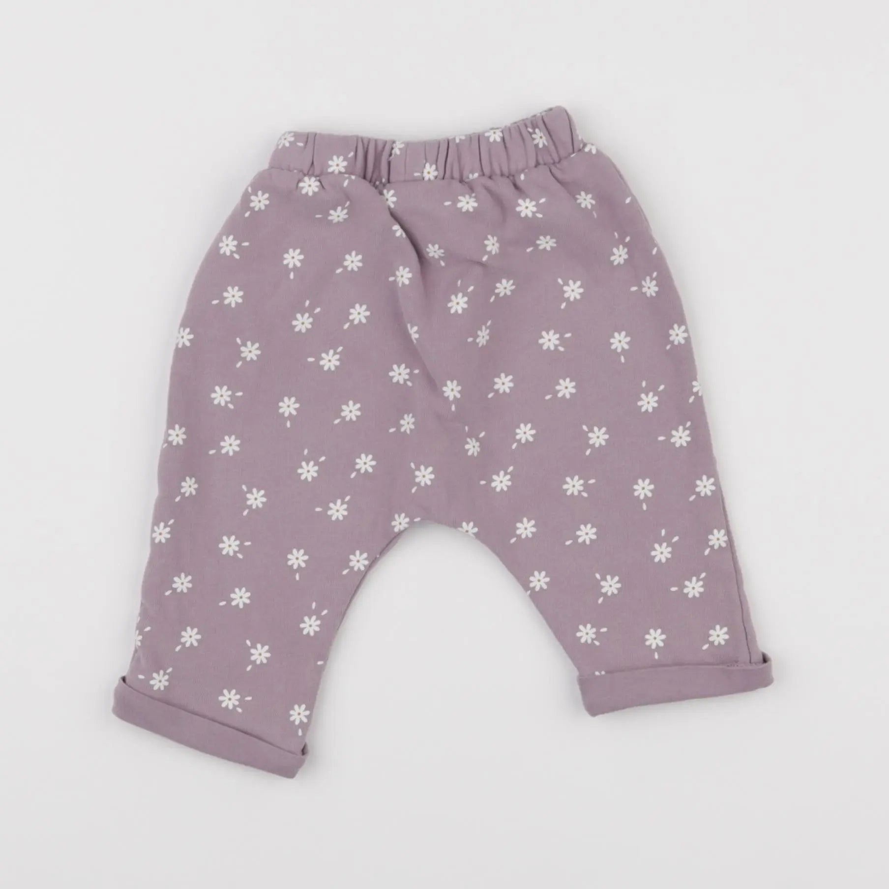 Vertbaudet - pantalon violet - 3 mois