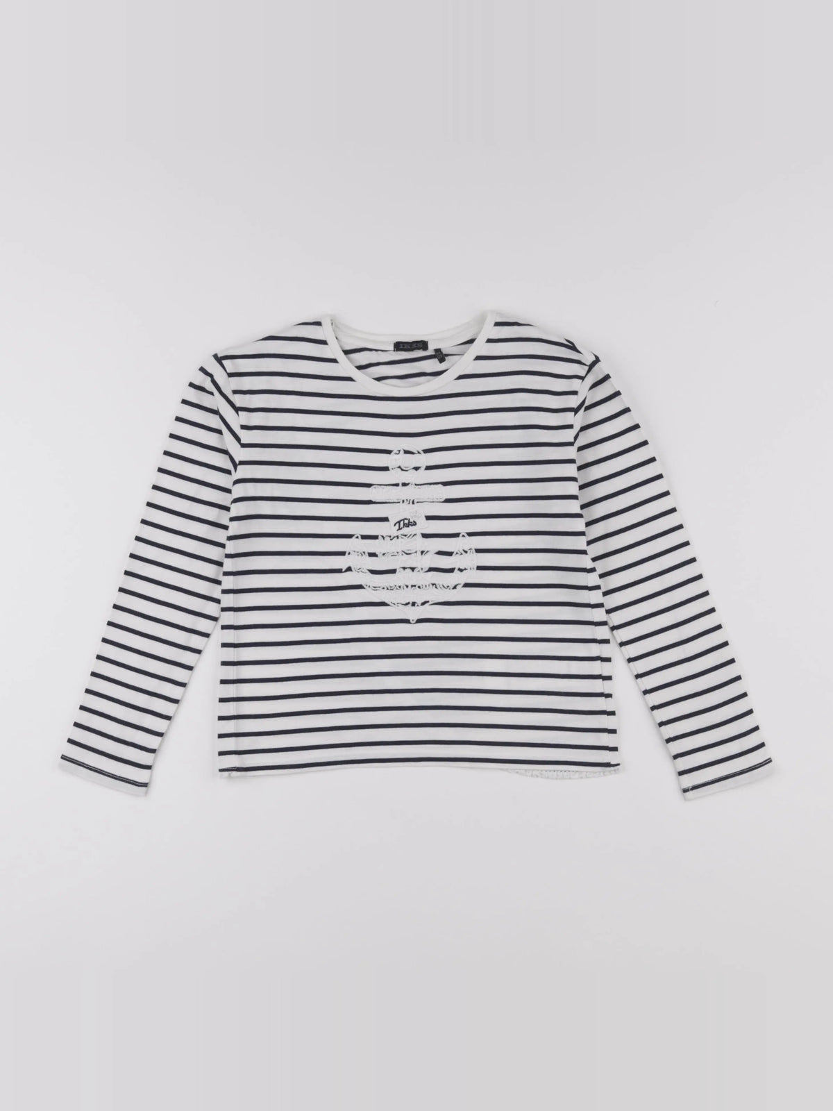 IKKS - tee-shirt blanc - 8 ans
