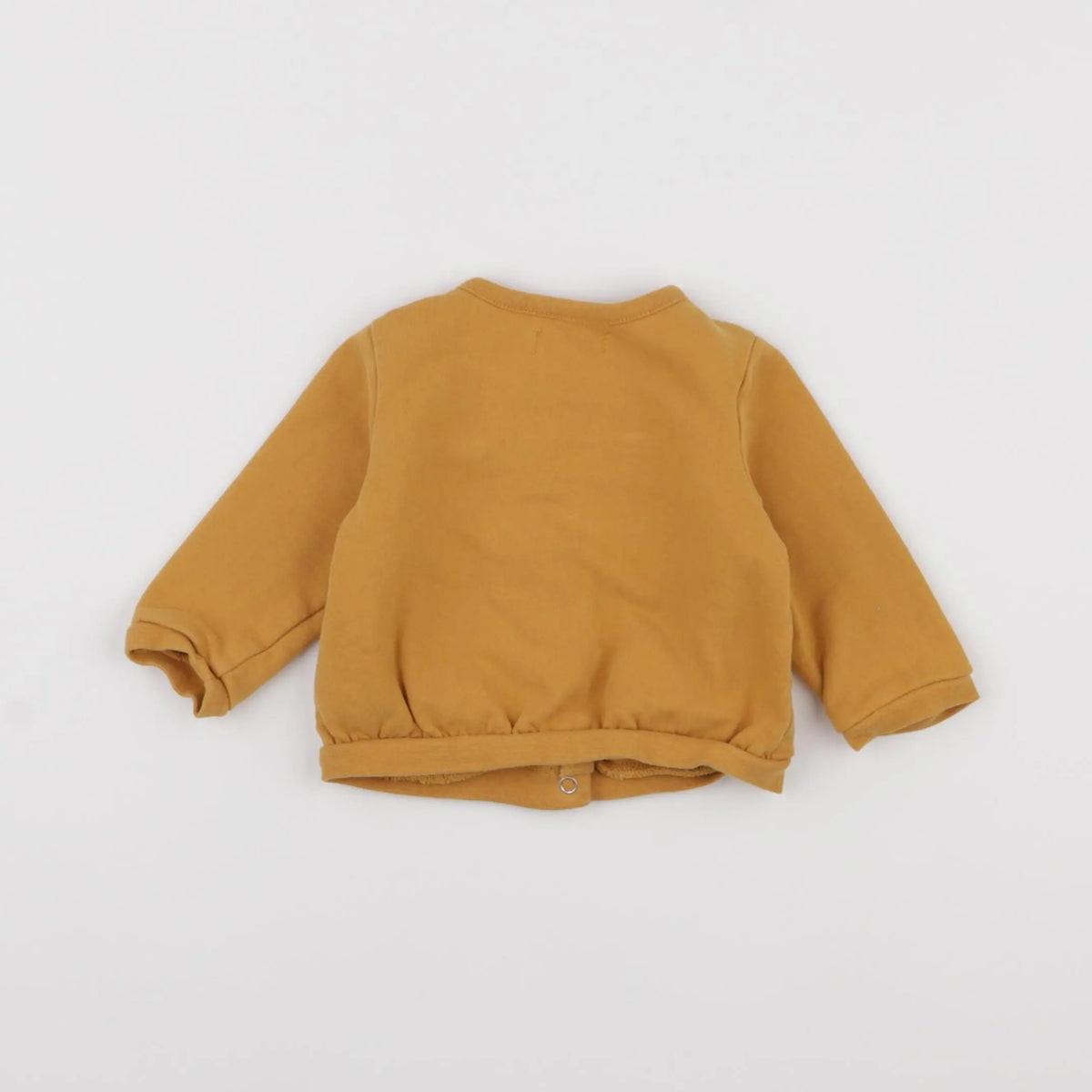 Vertbaudet - gilet jaune - 9 mois