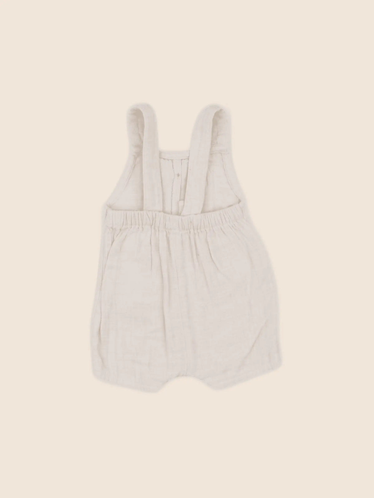 Vertbaudet - salopette beige - 6 mois