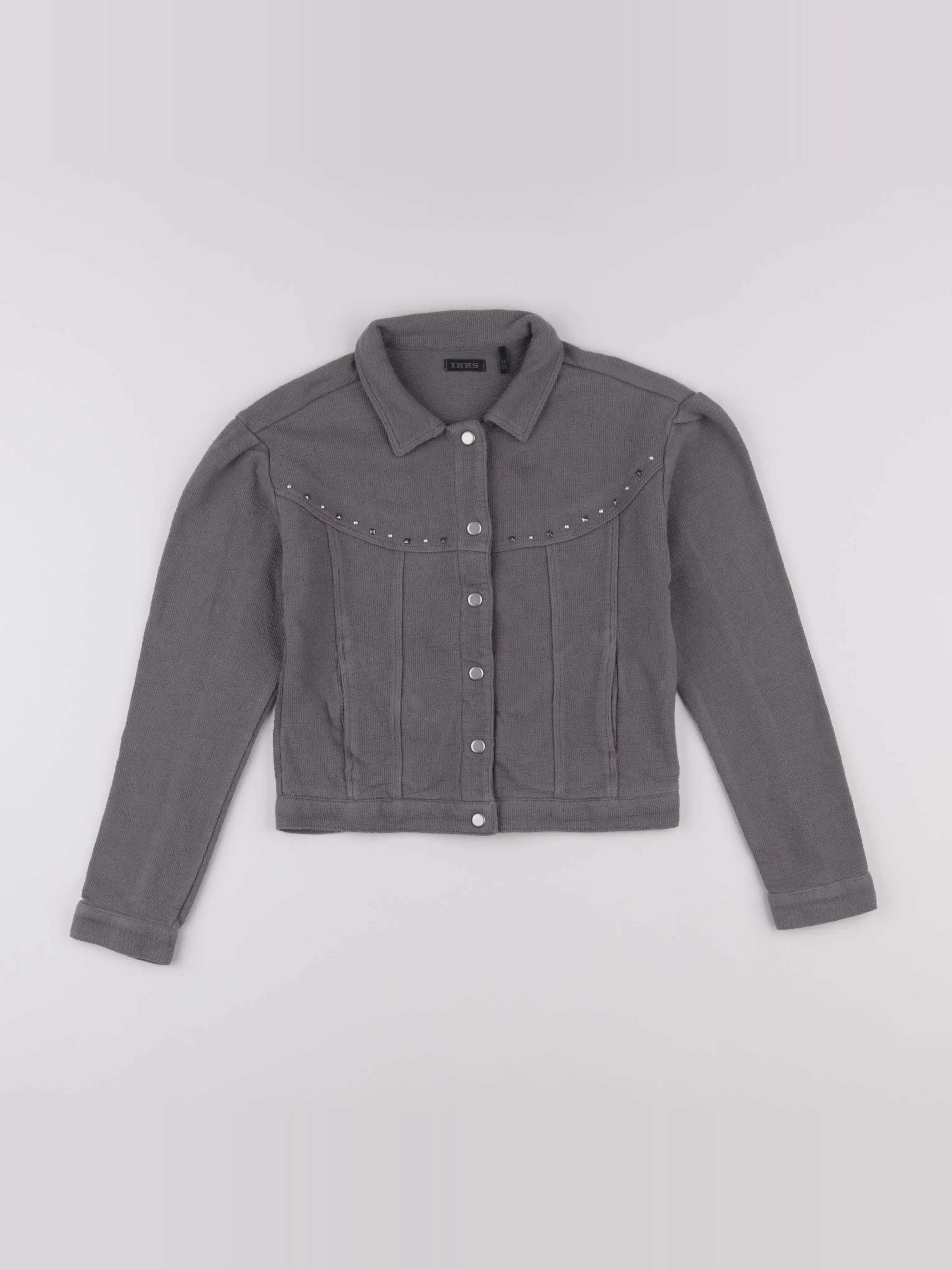 IKKS - veste gris - 8 ans