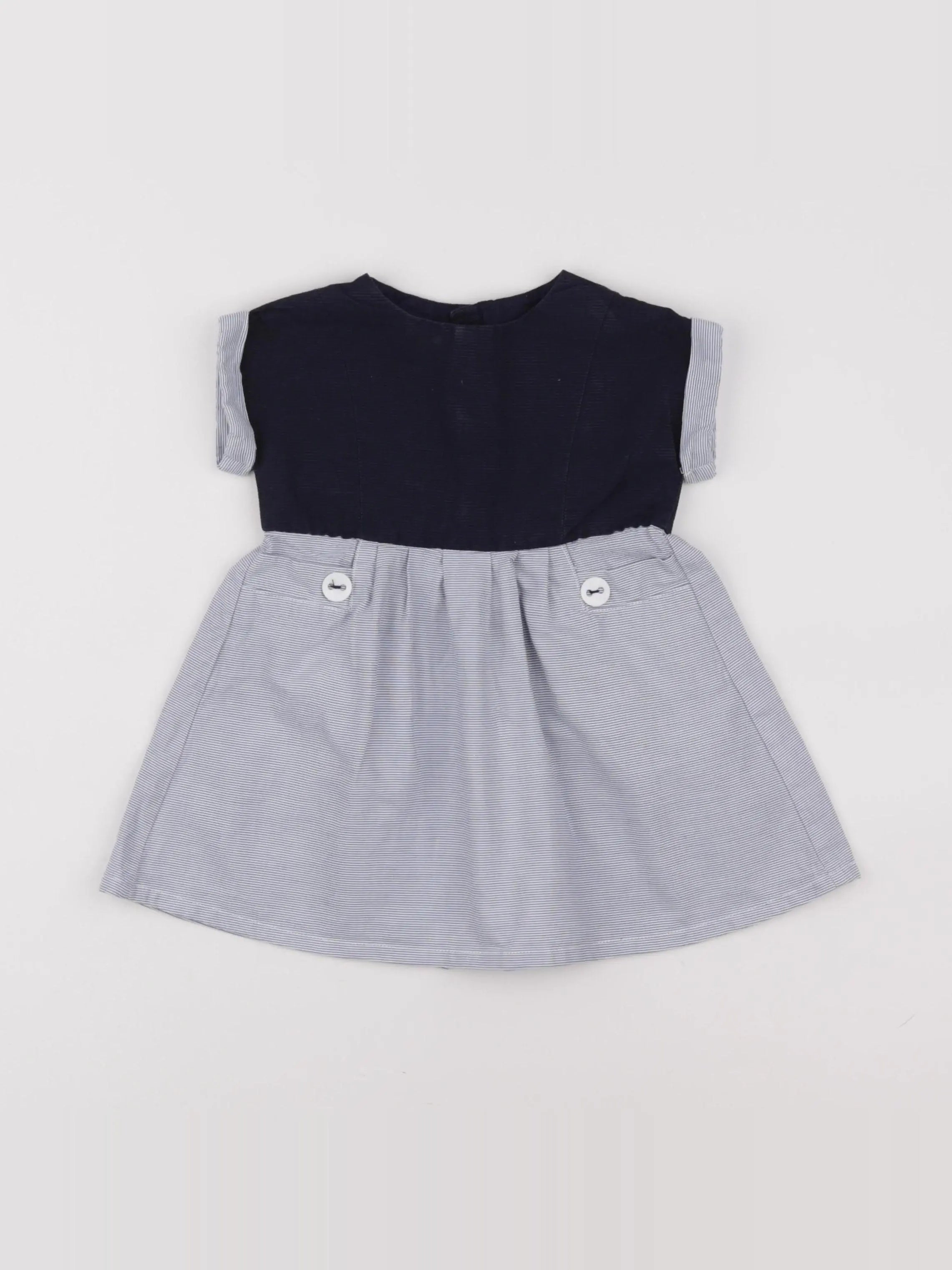 Jacadi - robe bleu - 12 mois