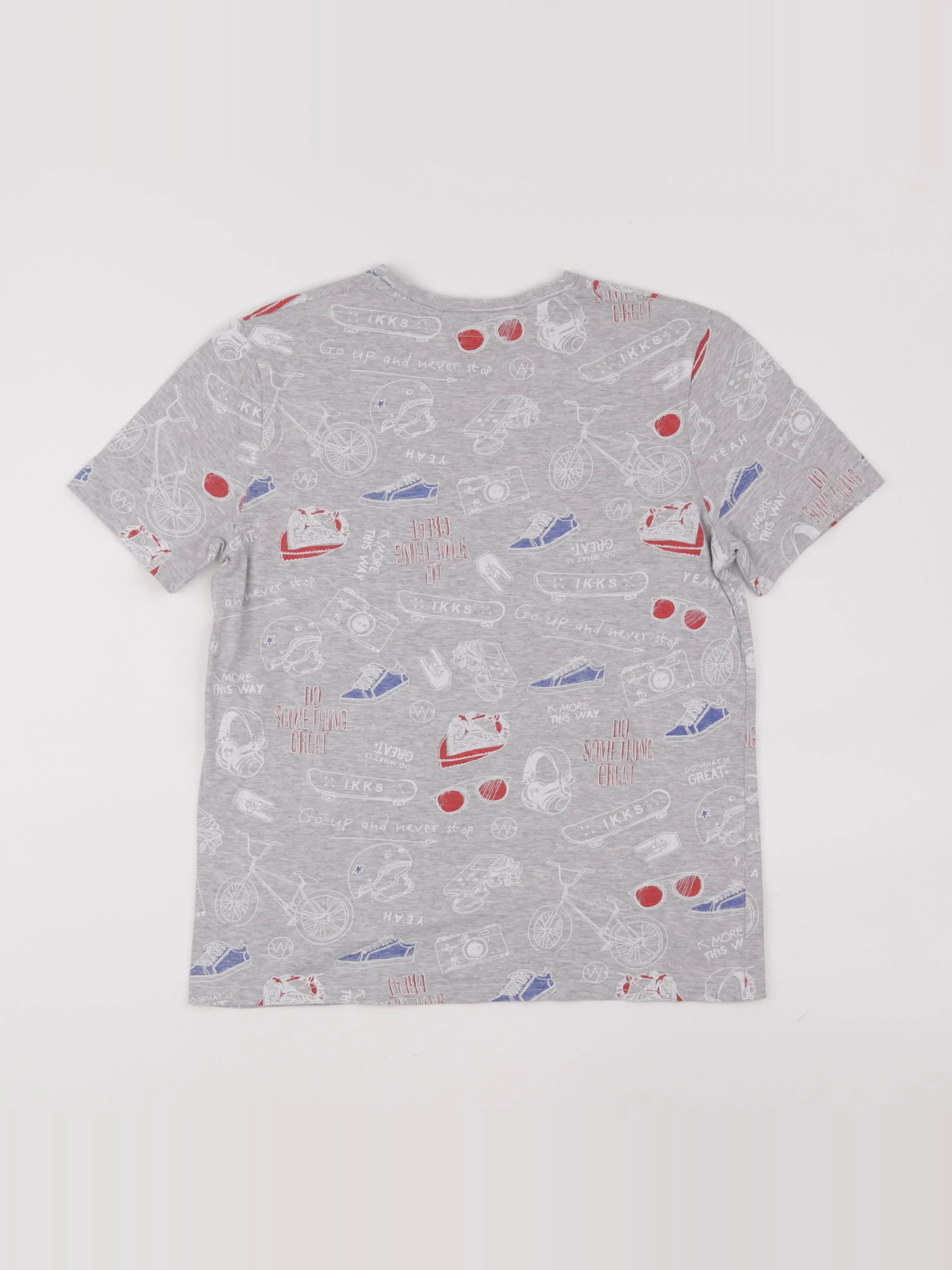 IKKS - tee-shirt gris - 14 ans