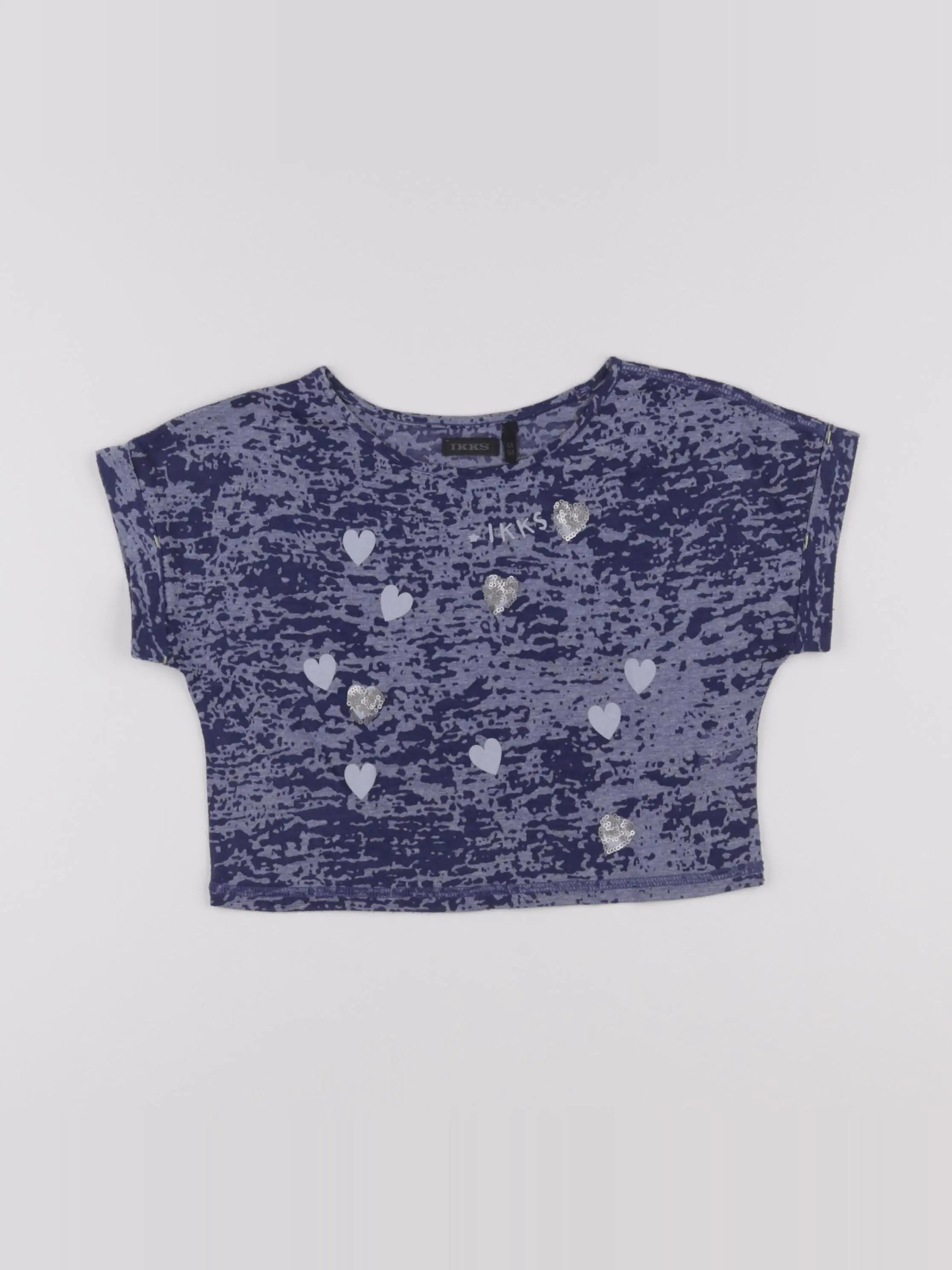 IKKS - tee-shirt bleu - 6 ans