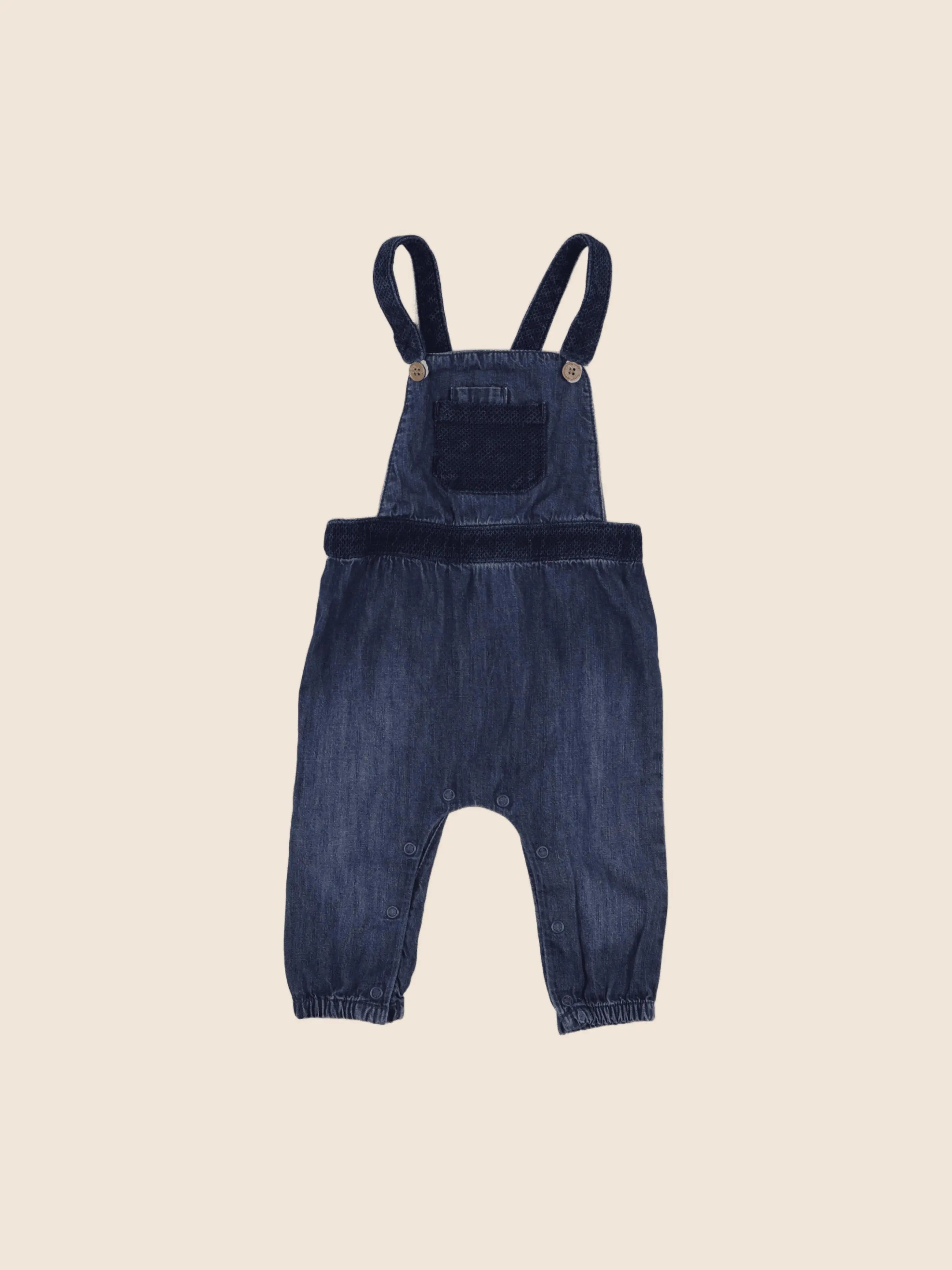 Next - combinaison bleu - 6/9 mois