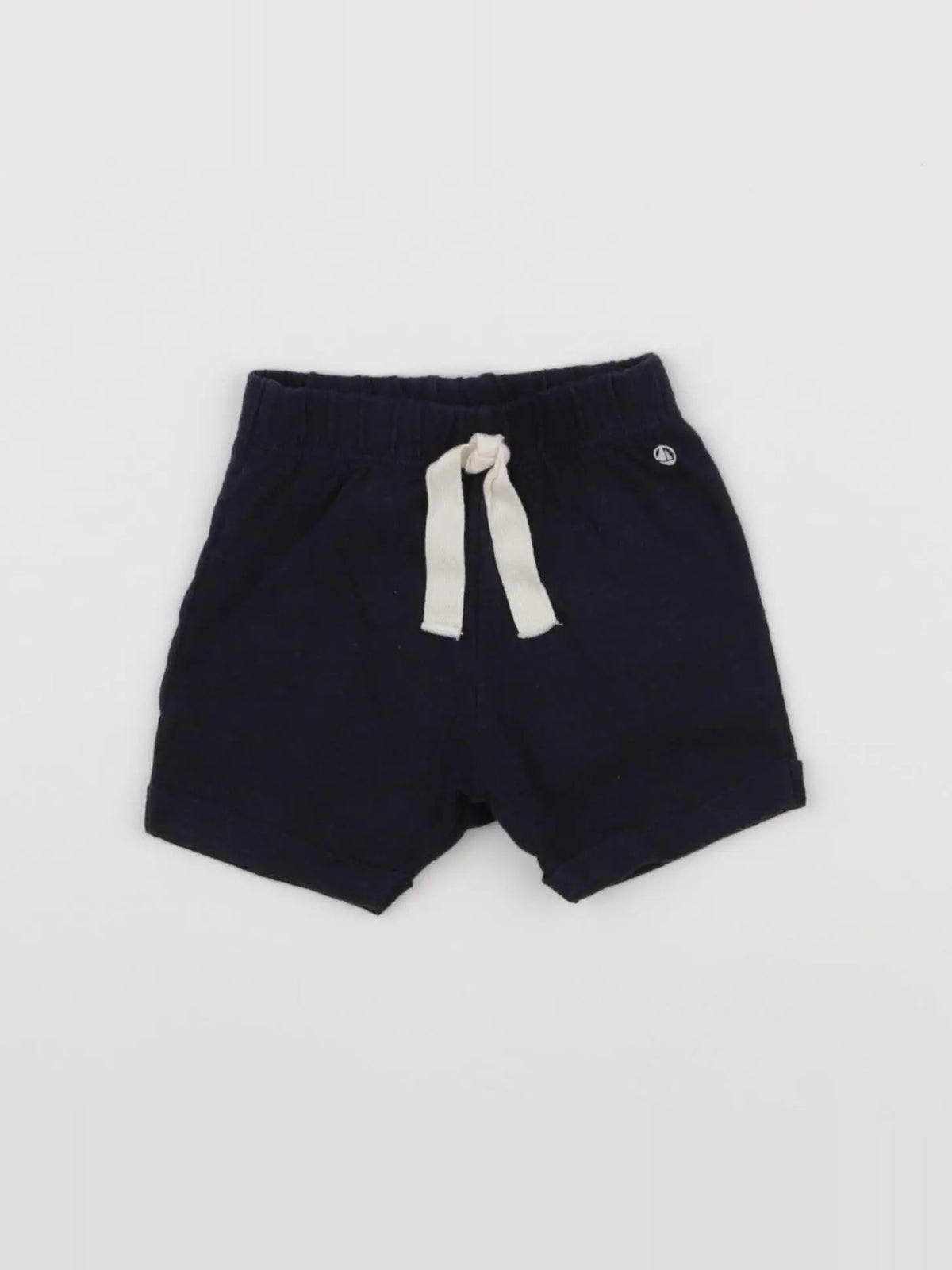 Petit Bateau - short bleu - 3 mois