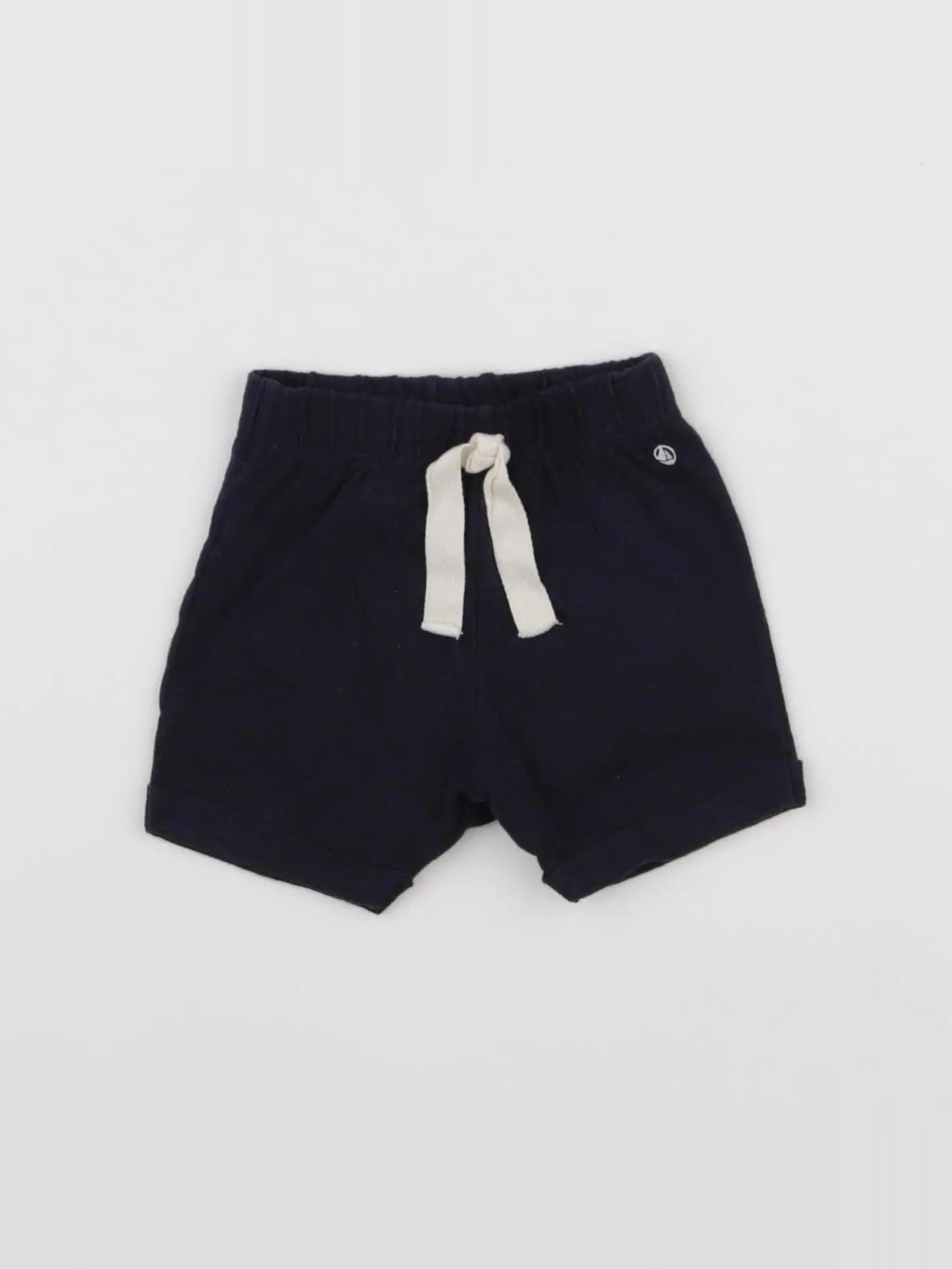 Petit Bateau - short bleu - 3 mois