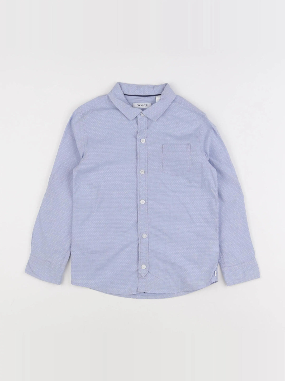 Okaidi - chemise bleu - 6 ans