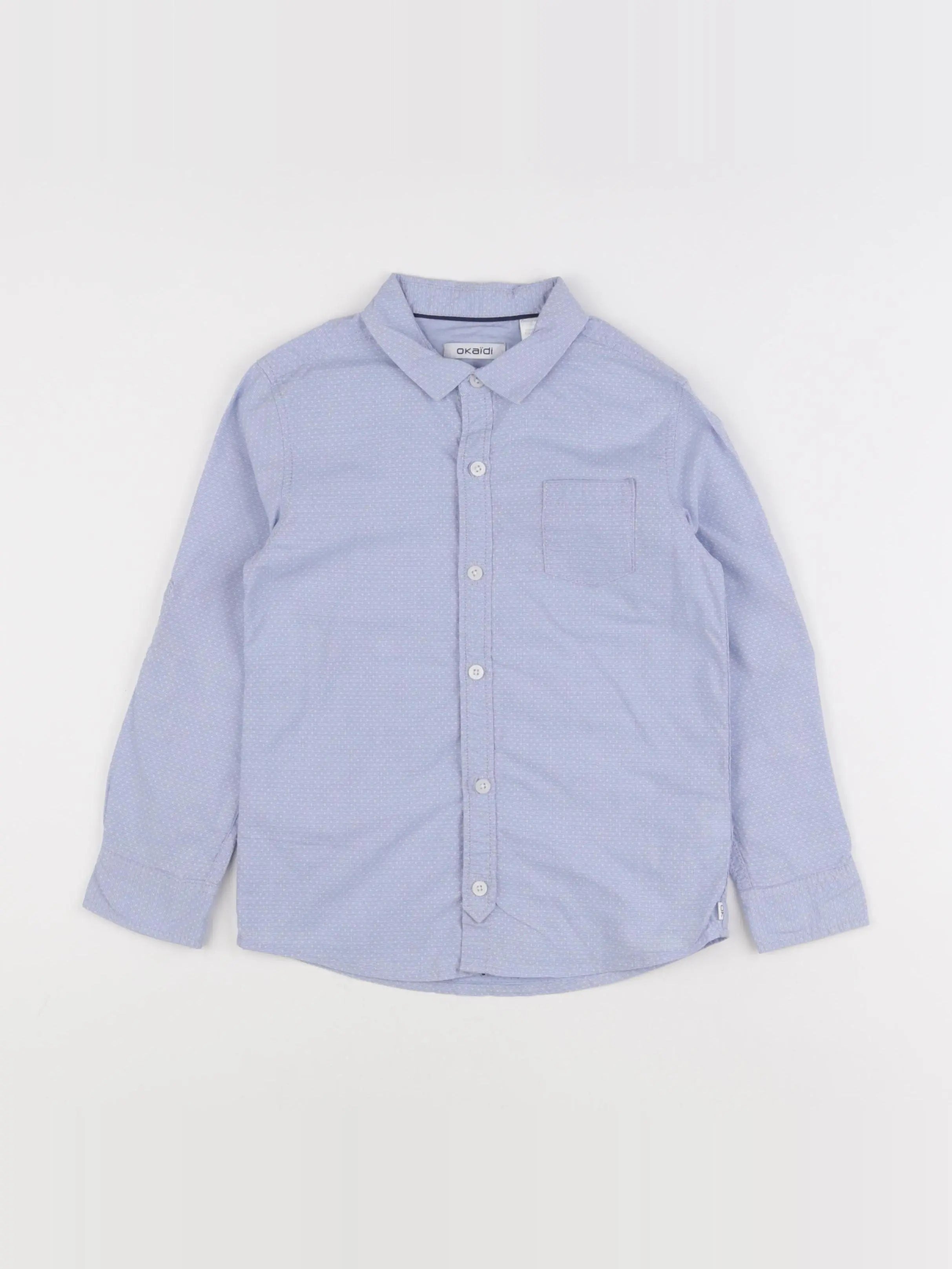 Okaidi - chemise bleu - 6 ans