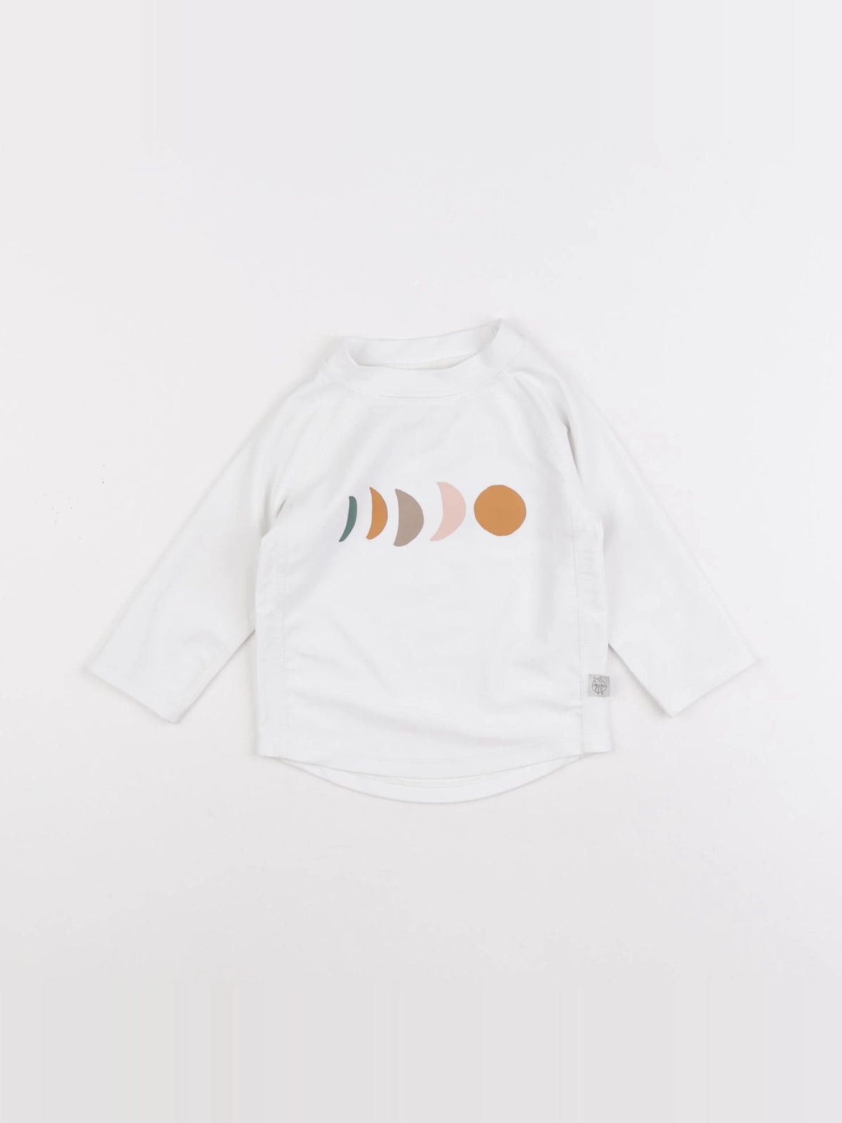 Lassig - tee-shirt de bain blanc - 3/6 mois