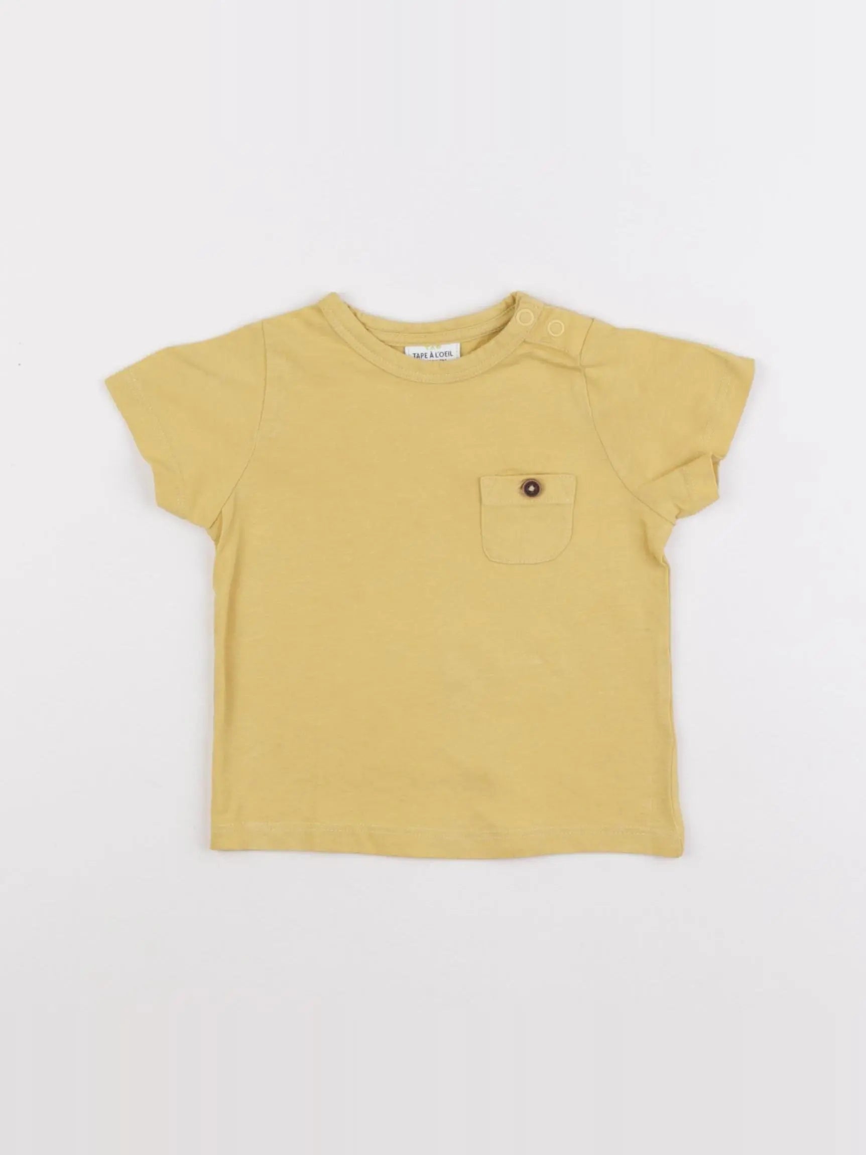 Tape à l'oeil - tee-shirt jaune - 6 mois