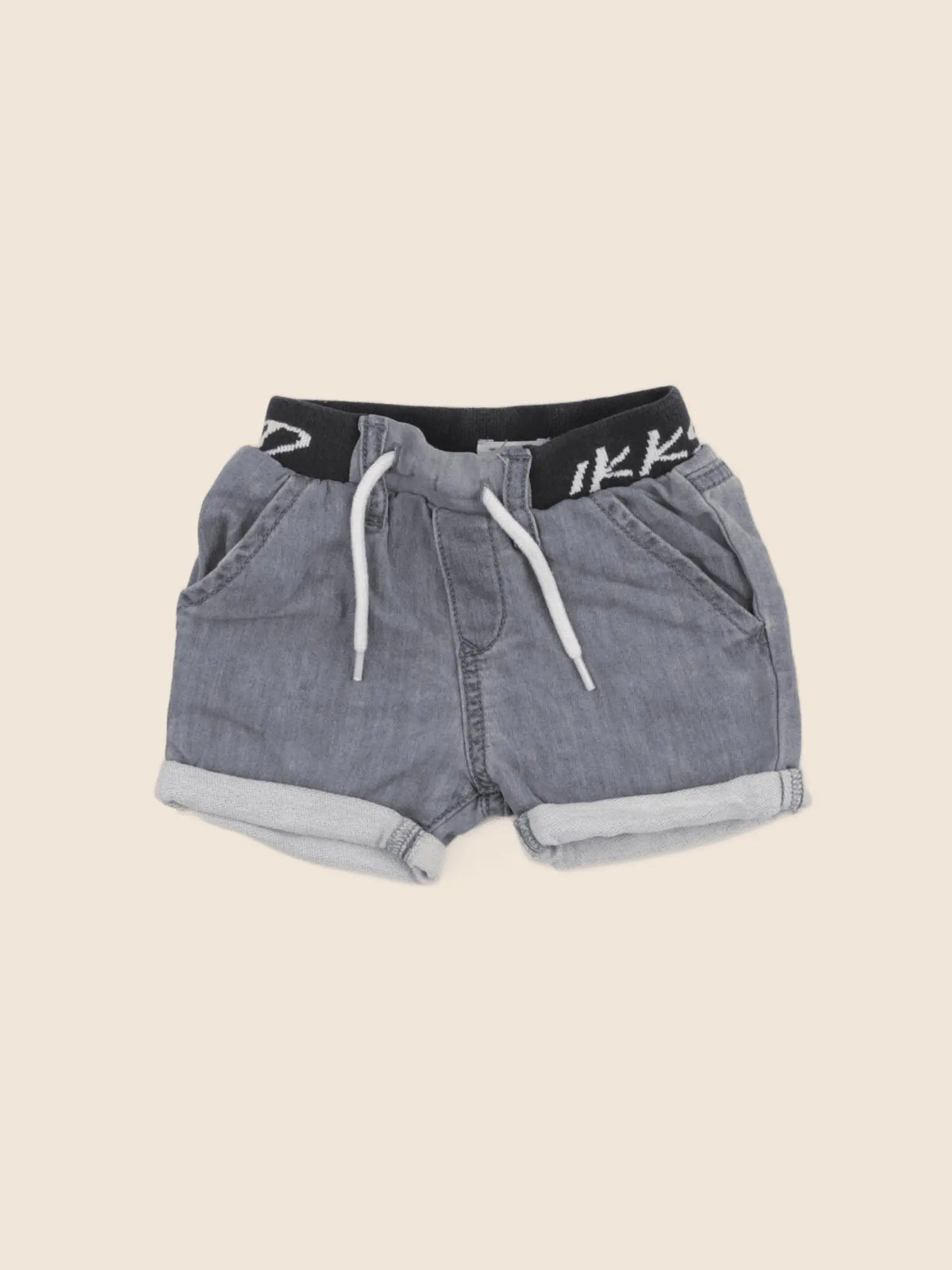 IKKS - short gris - 6 mois