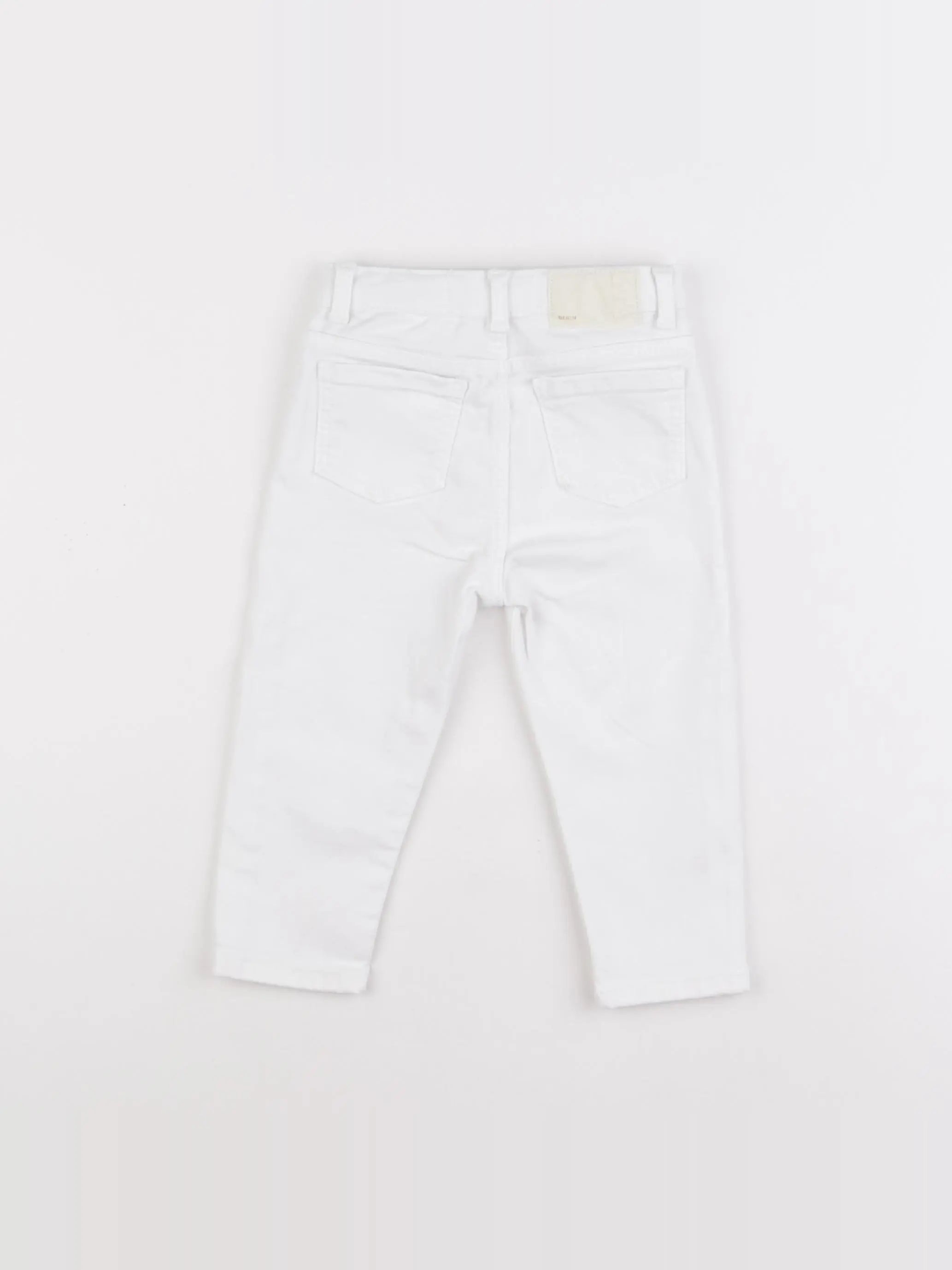 Zara - jean blanc - 12/18 mois