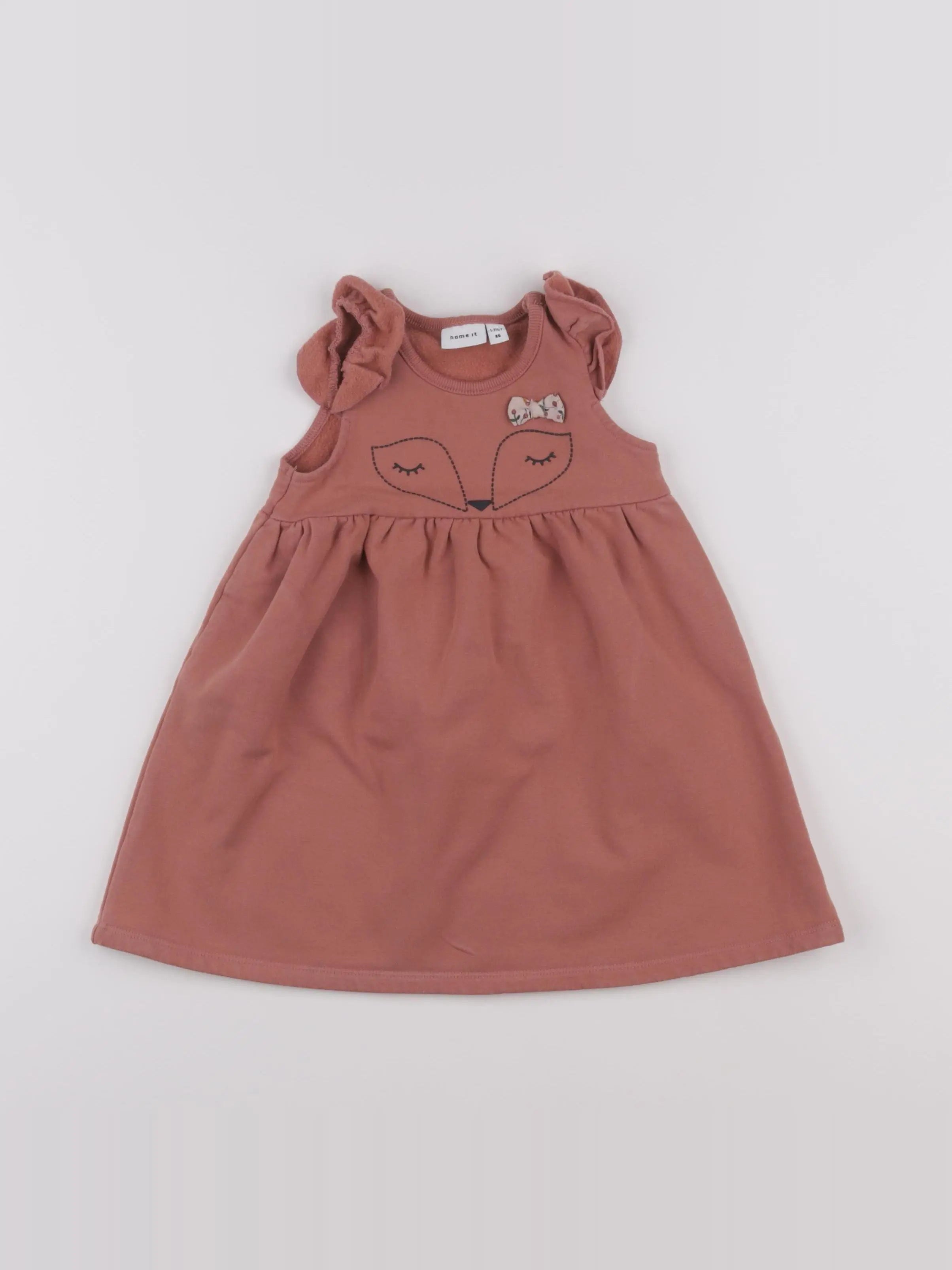 Next - robe rose - 12/18 mois