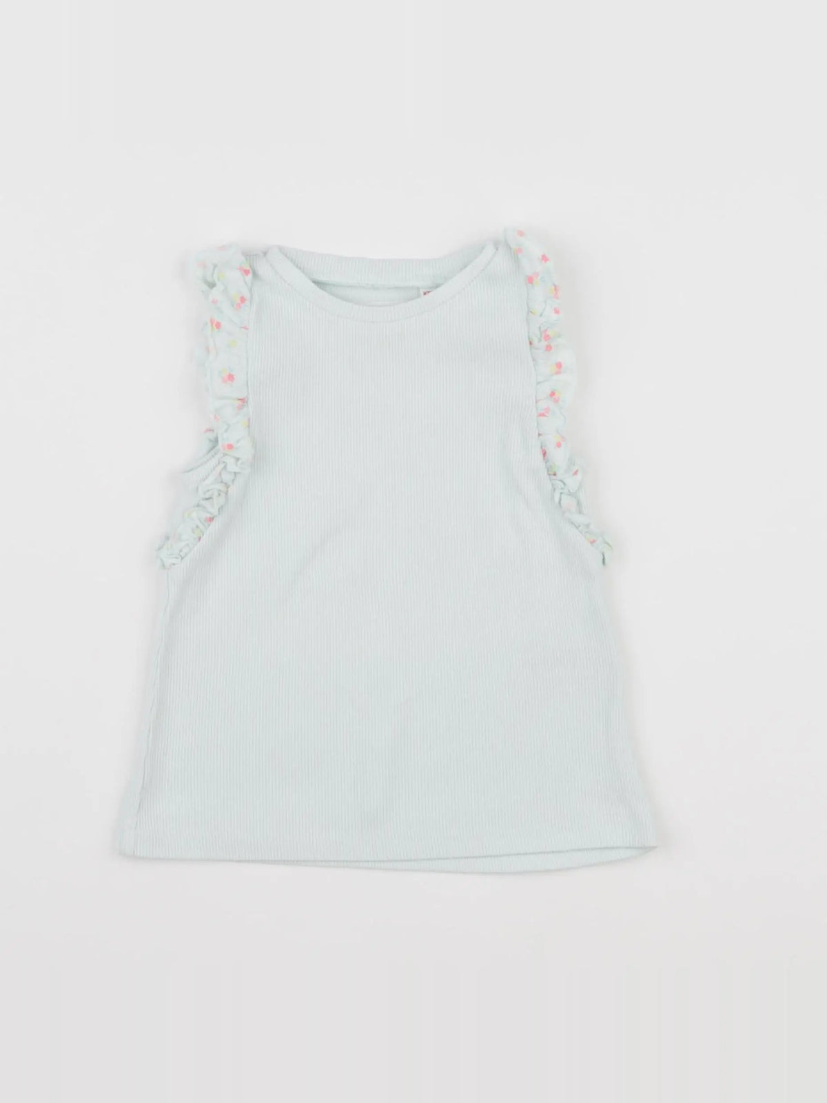 Zara - débardeur bleu - 12/18 mois