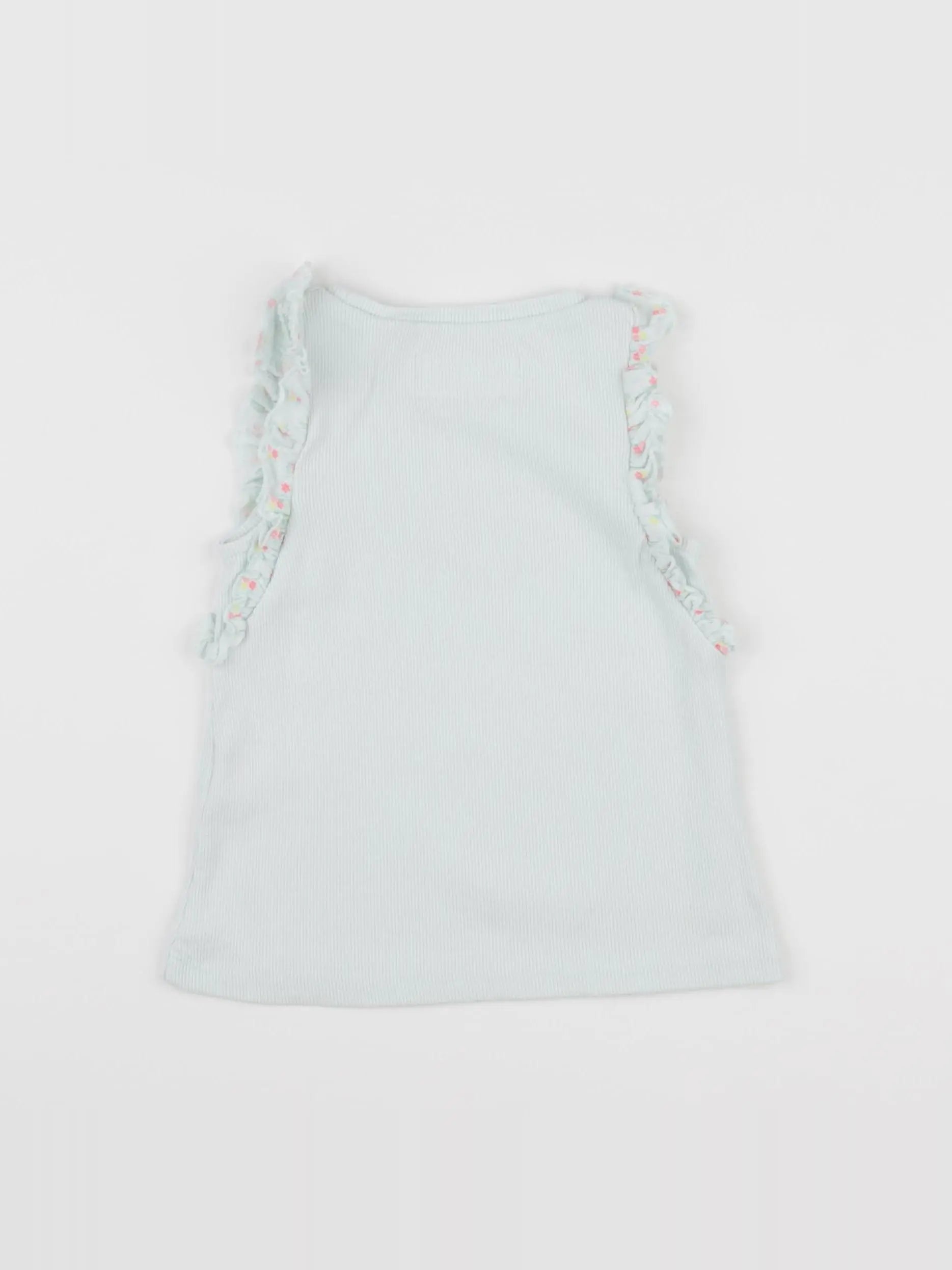 Zara - débardeur bleu - 12/18 mois