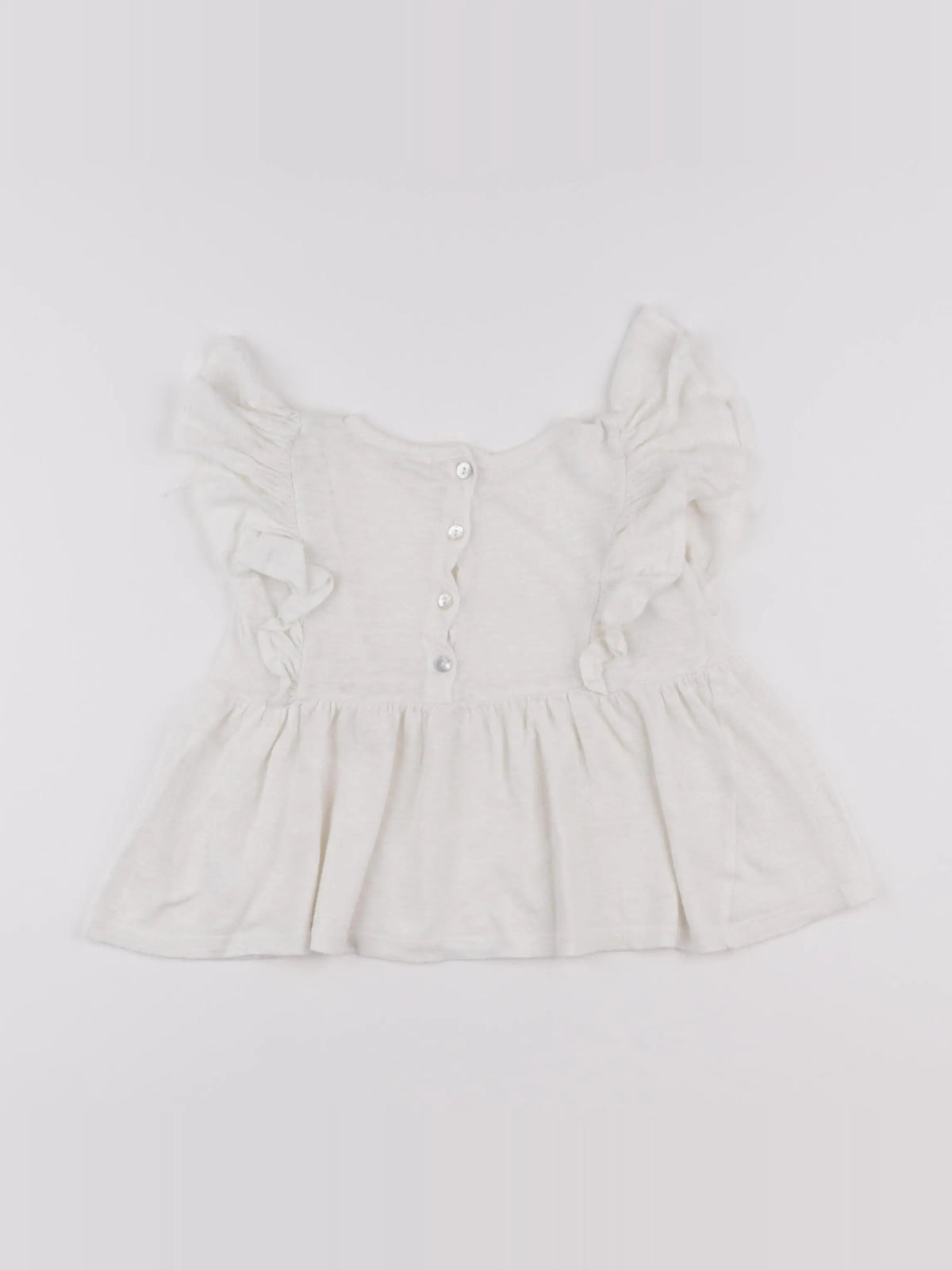 Piupiuchick - tee-shirt blanc - 2 ans