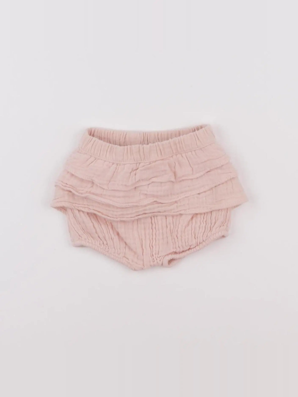 Vertbaudet - bloomer volants au dos rose - 3 mois