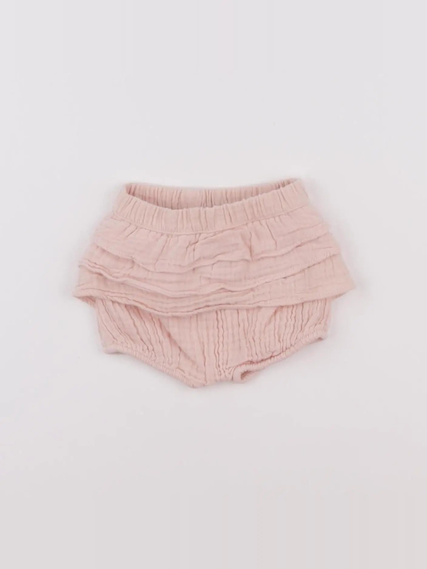 Vertbaudet - bloomer volants au dos rose - 3 mois