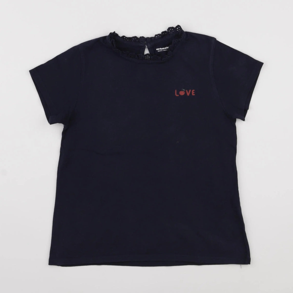 Vertbaudet - tee-shirt bleu - 10 ans