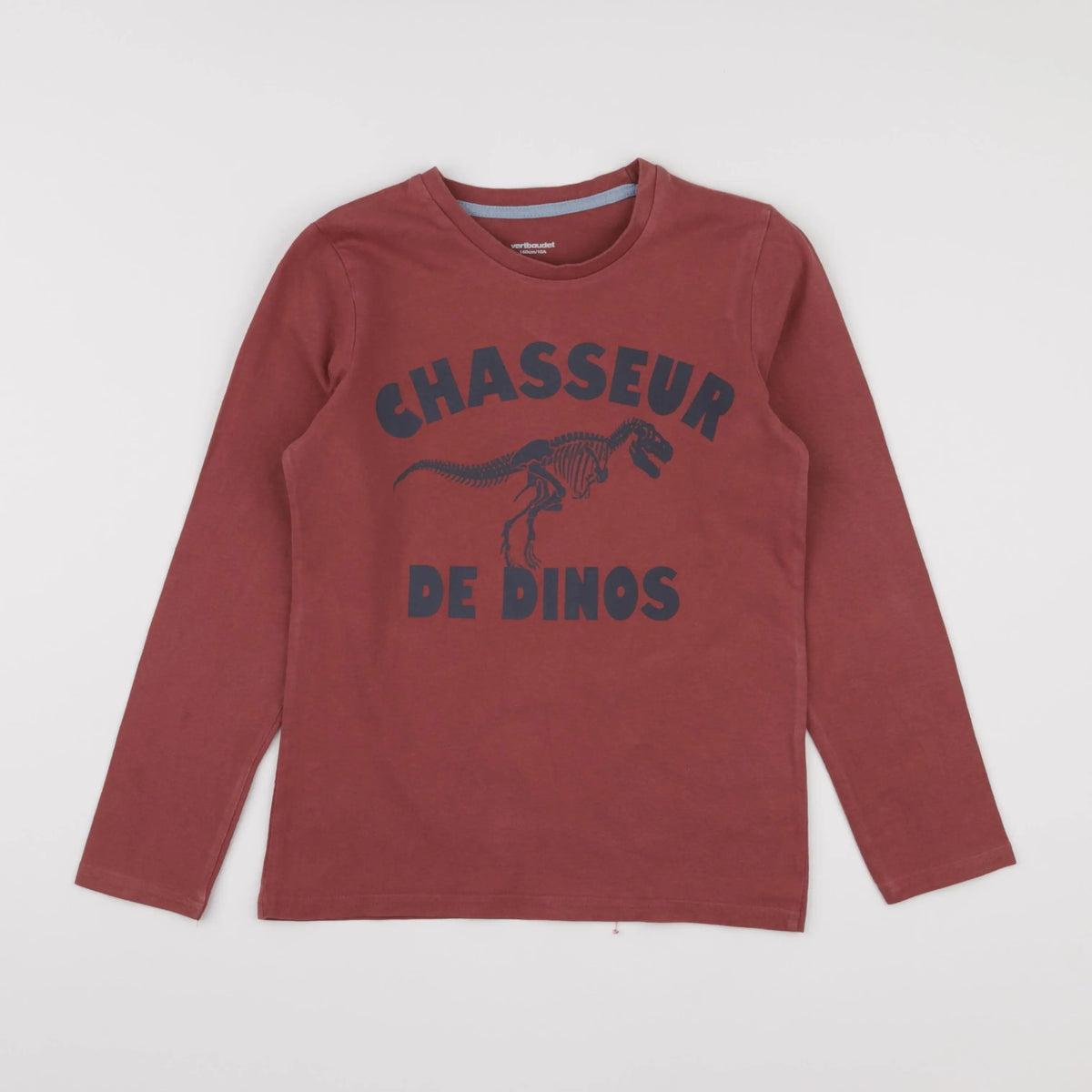 Vertbaudet - tee-shirt rouge - 10 ans