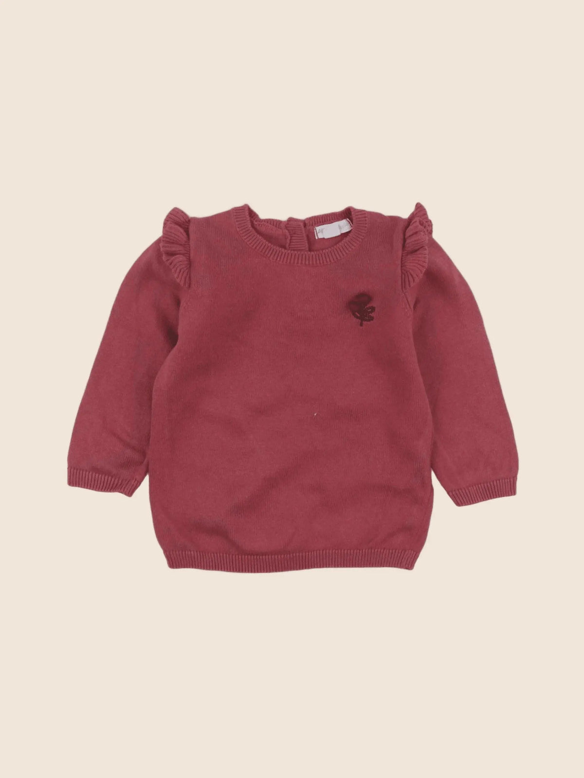 Vertbaudet - pull rose - 6 mois