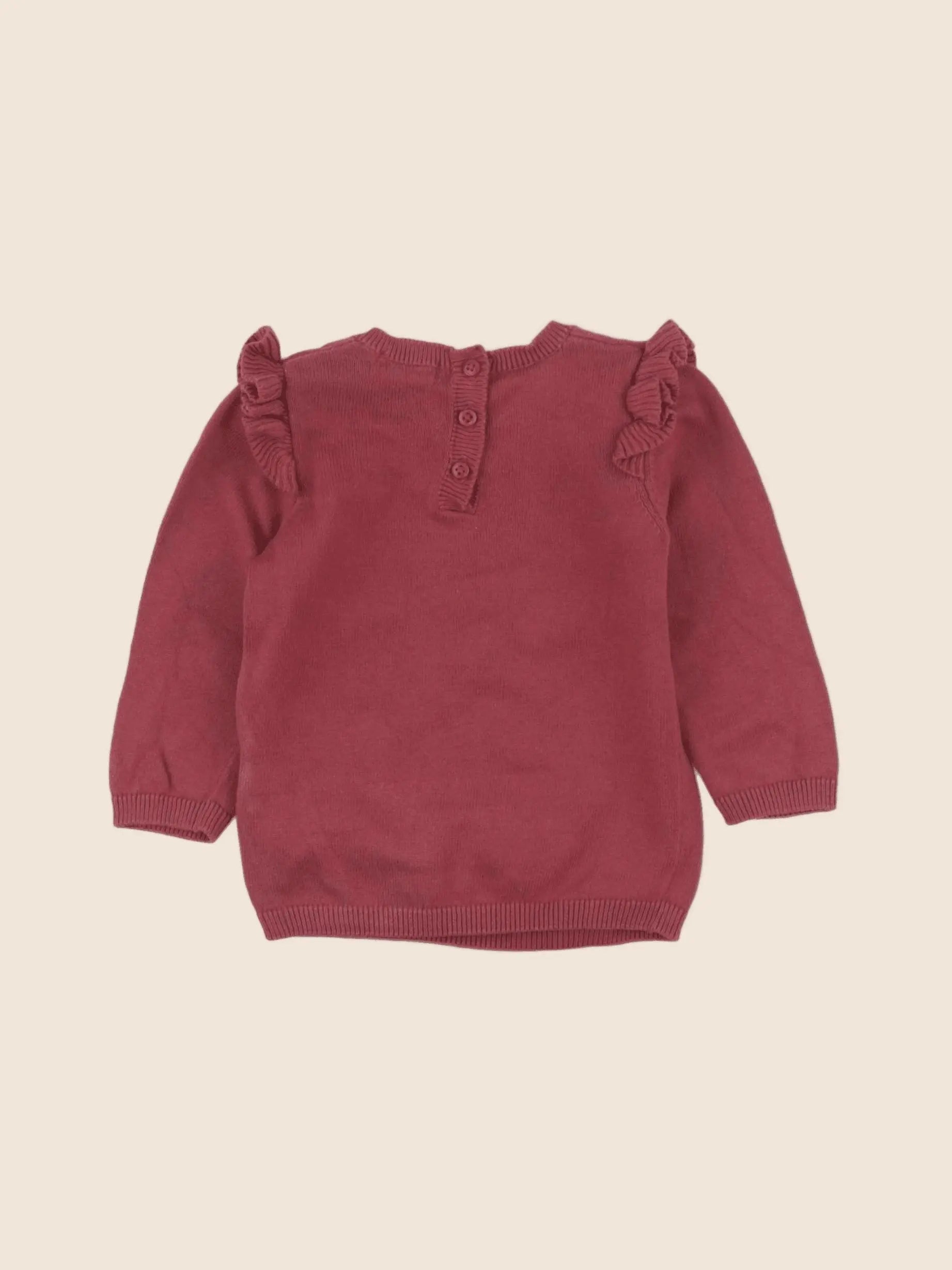 Vertbaudet - pull rose - 6 mois