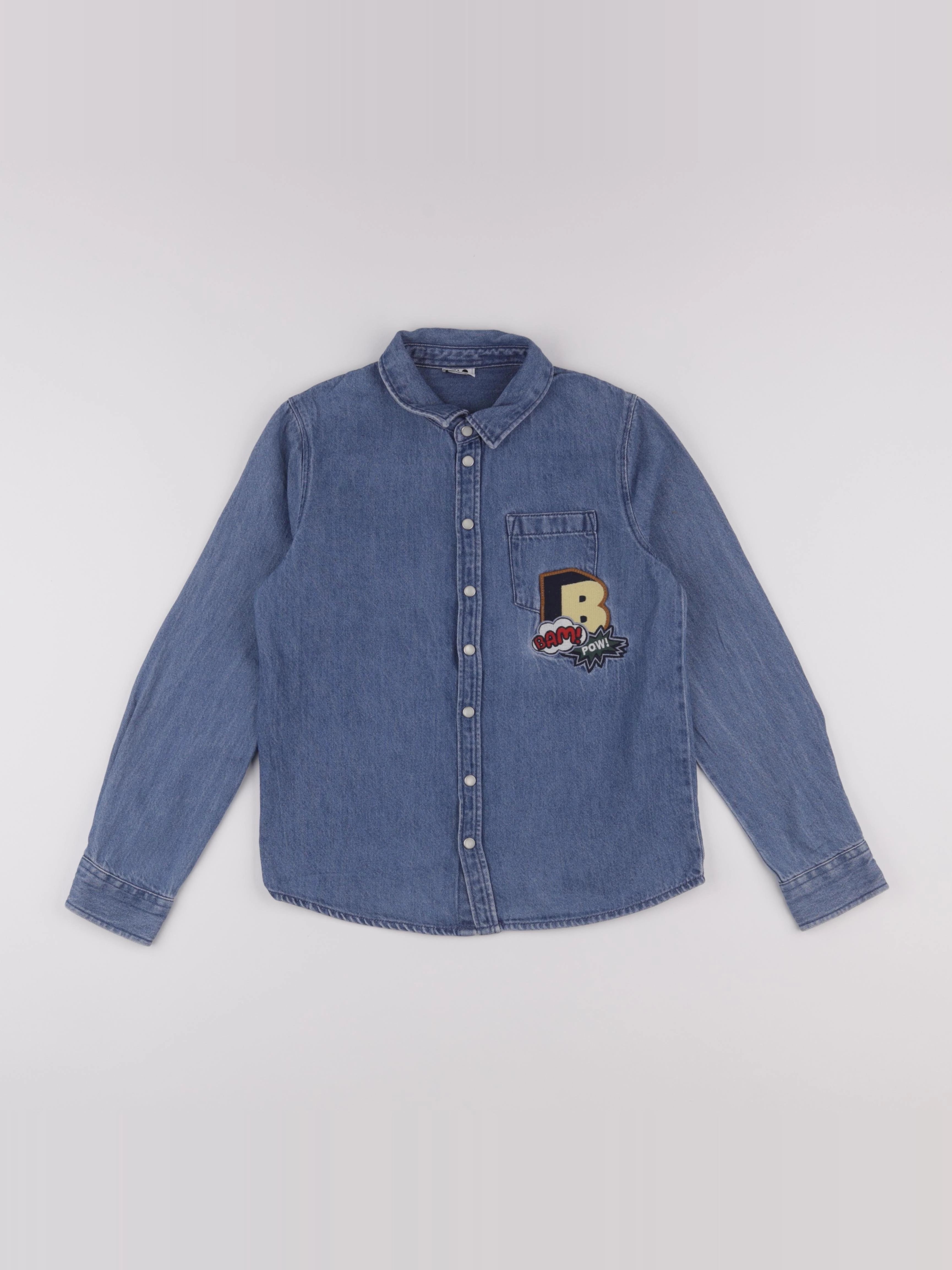 Tape à l'oeil - chemise bleu - 10 ans