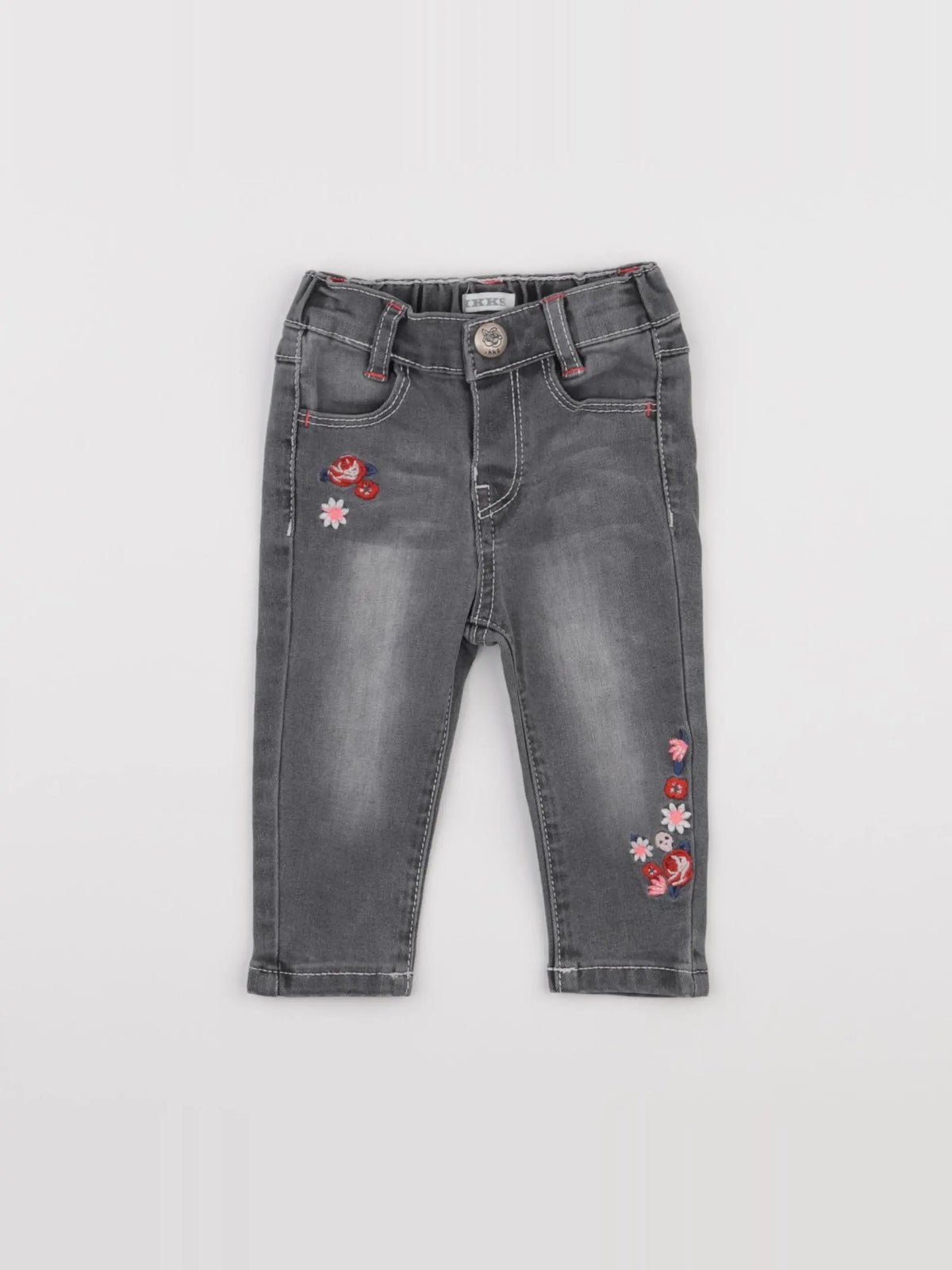 IKKS - jean gris - 6 mois
