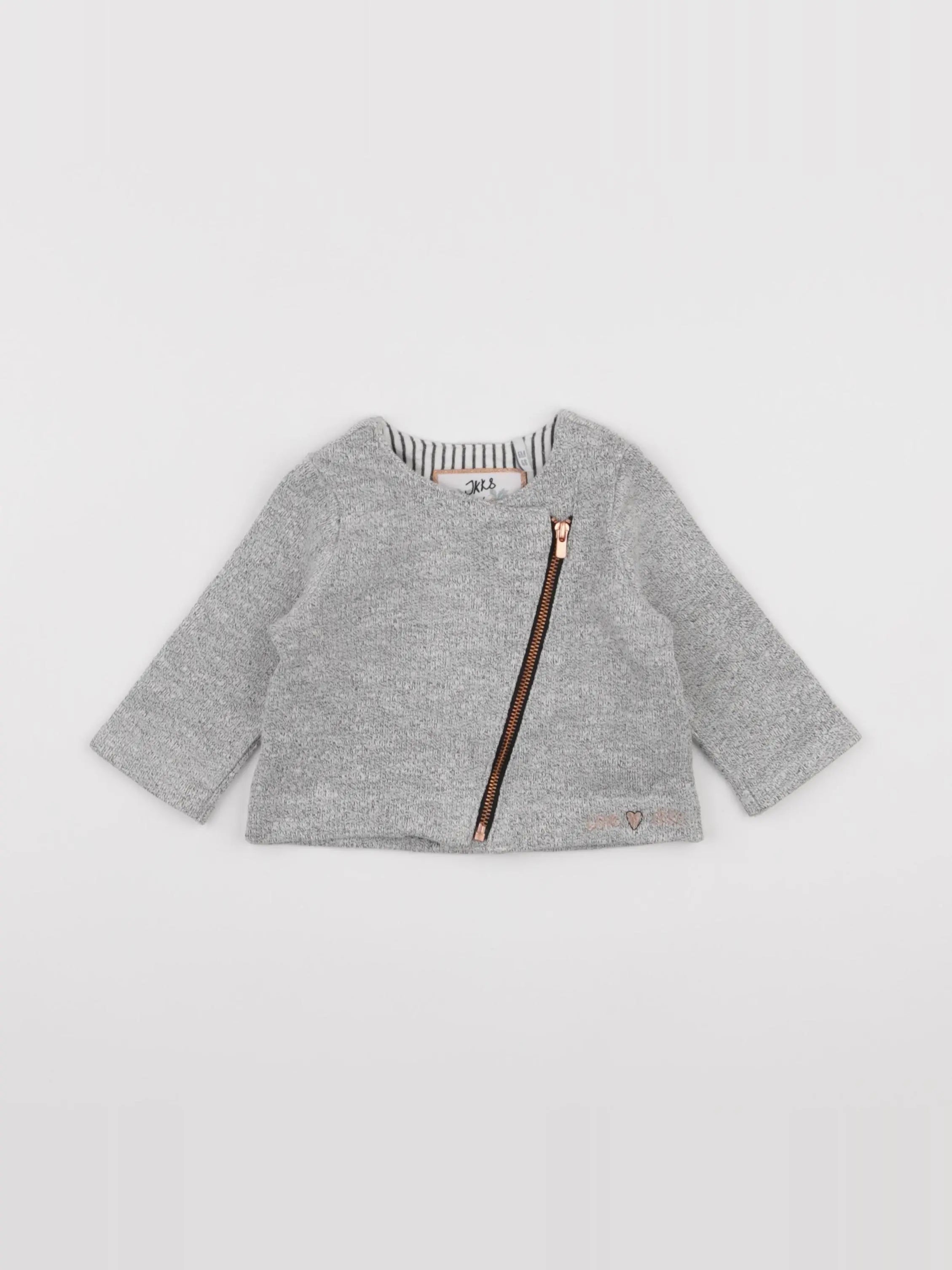IKKS - veste gris - 6 mois