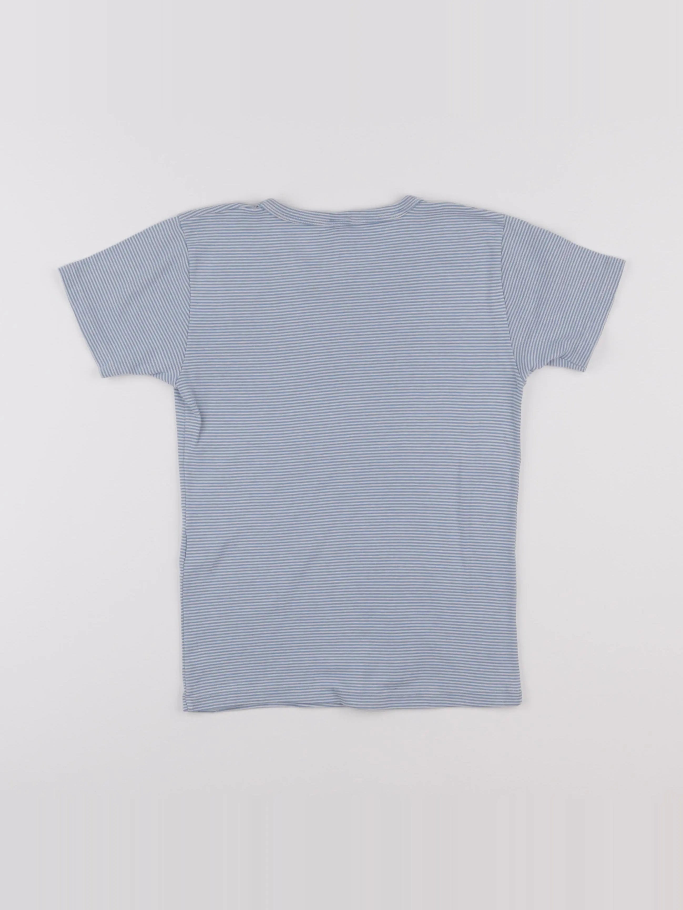 Petit Bateau - maillot de corps bleu, blanc - 12 ans