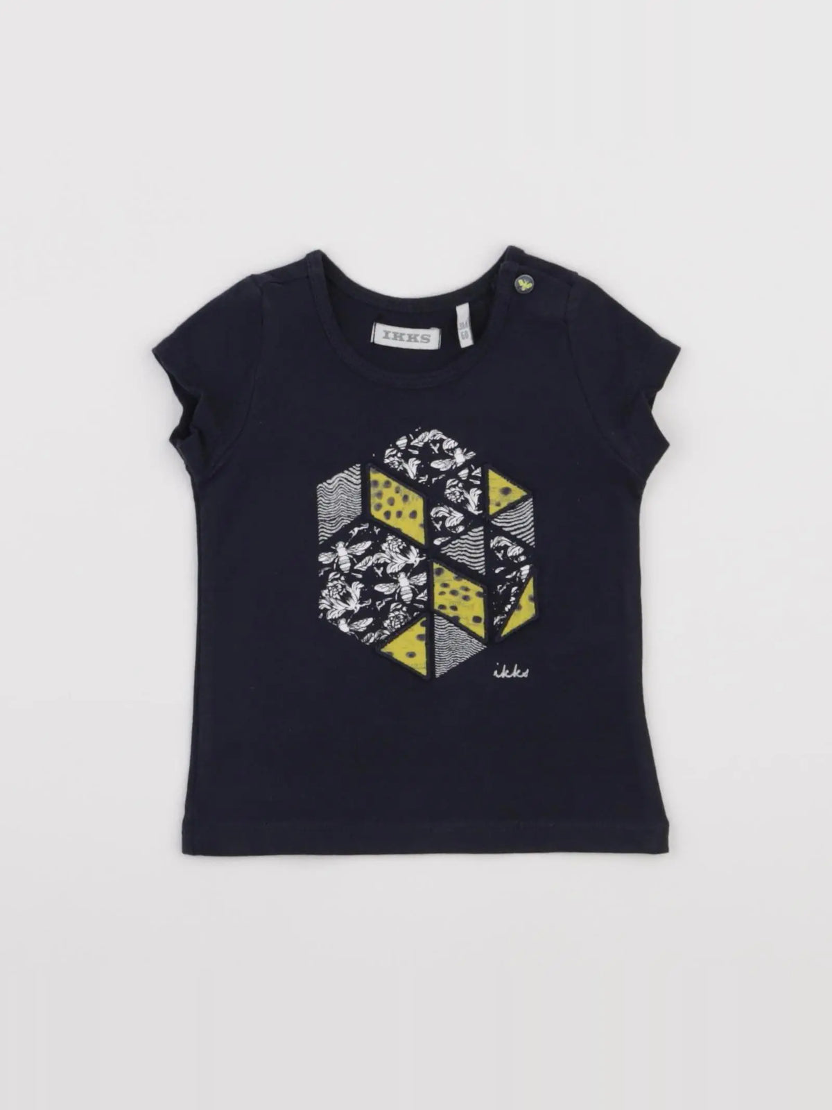 IKKS - tee-shirt bleu - 3 mois