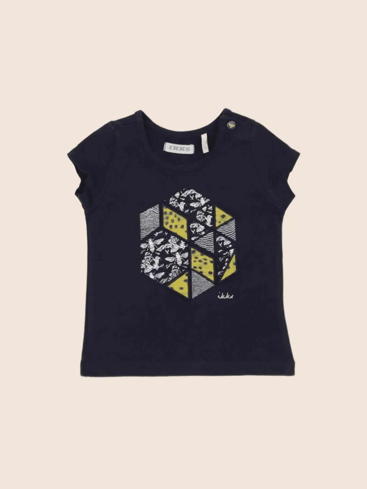 IKKS - tee-shirt bleu - 3 mois