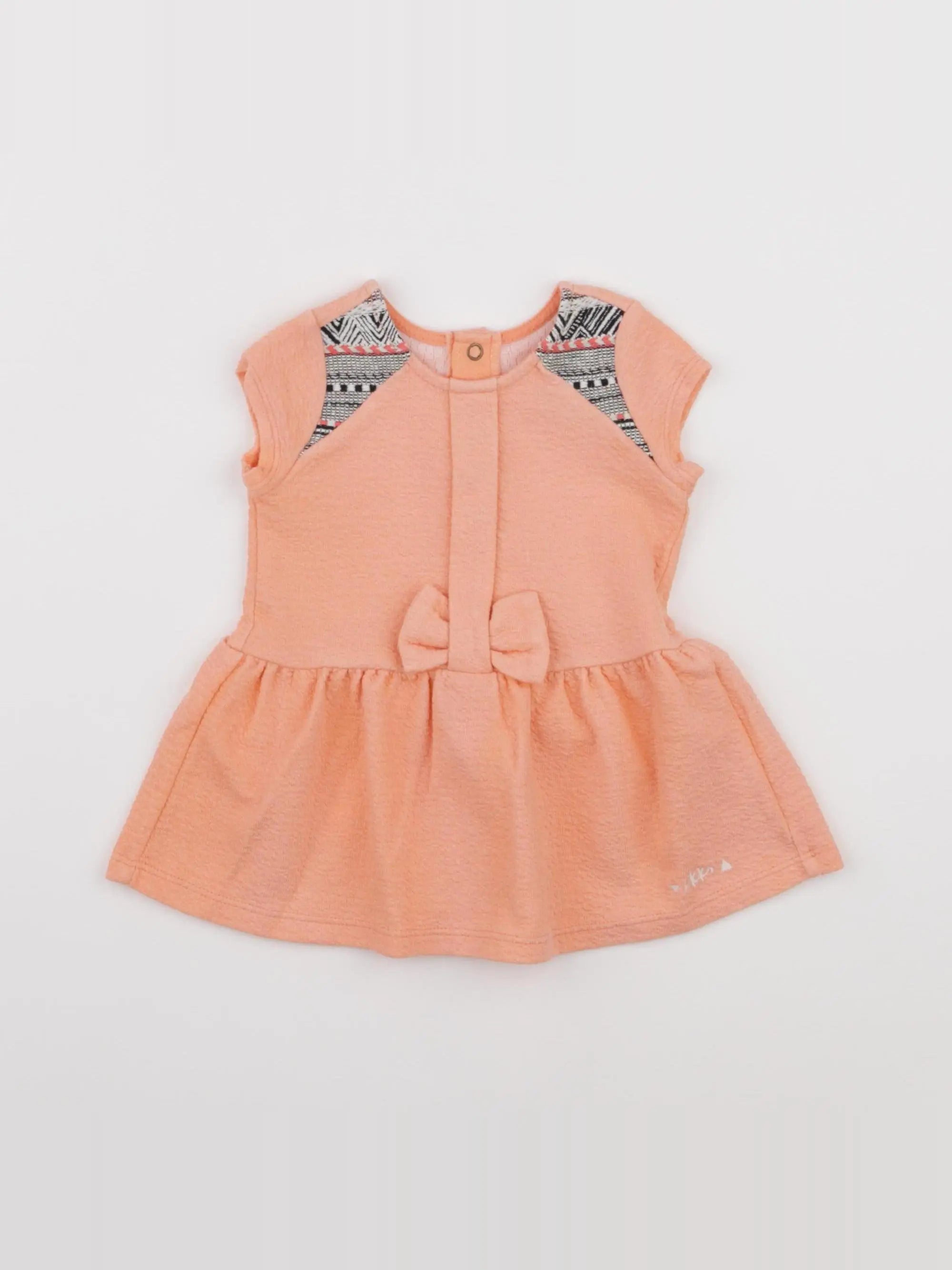 IKKS - robe orange - 3 mois