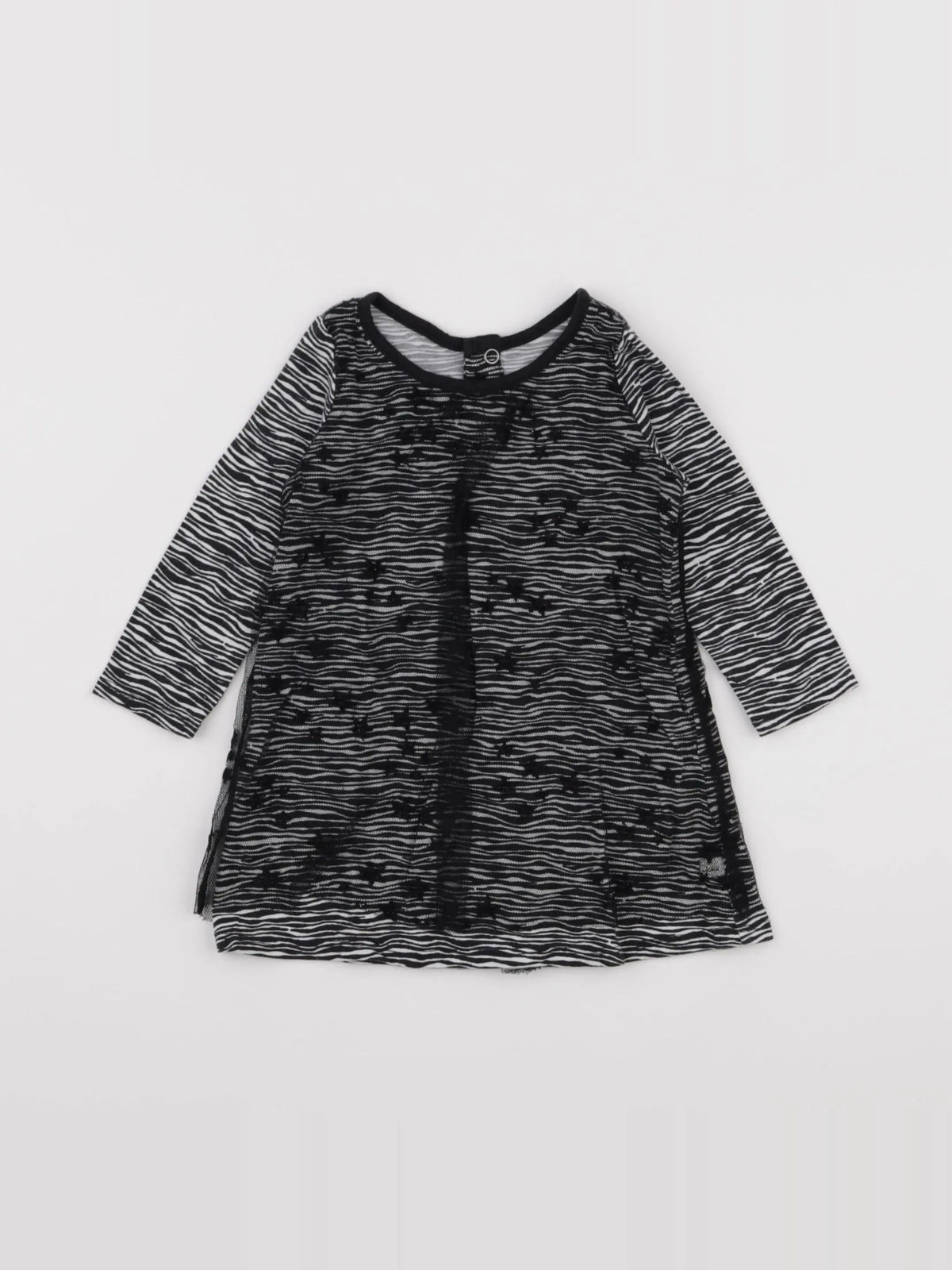 IKKS - robe noir - 6 mois