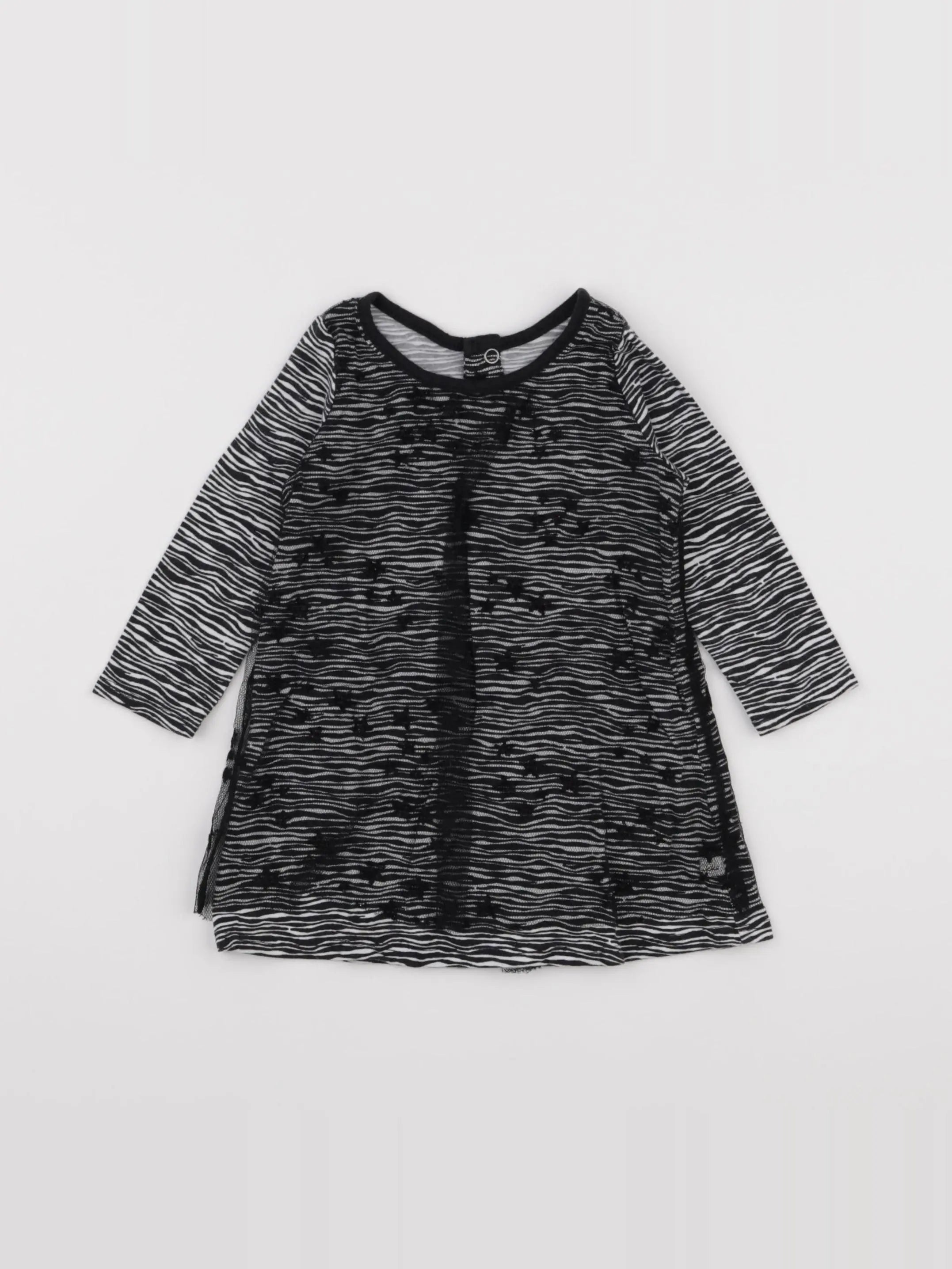 IKKS - robe noir - 6 mois