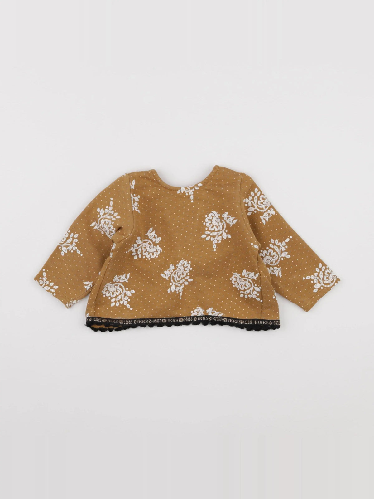 IKKS - sweat jaune - 6 mois