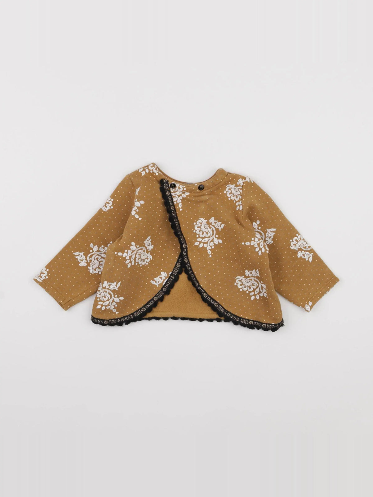 IKKS - sweat jaune - 6 mois